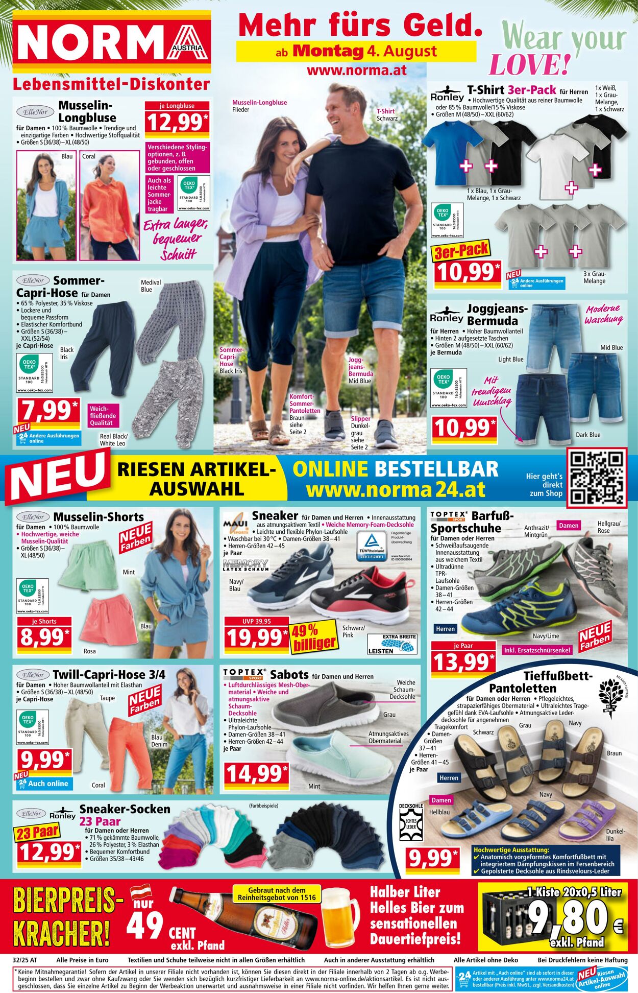 Prospekt Norma - Angebote für die Woche ab Montag, 04.08.
Prospekt teilen: 4 Aug, 2025 - 10 Aug, 2025