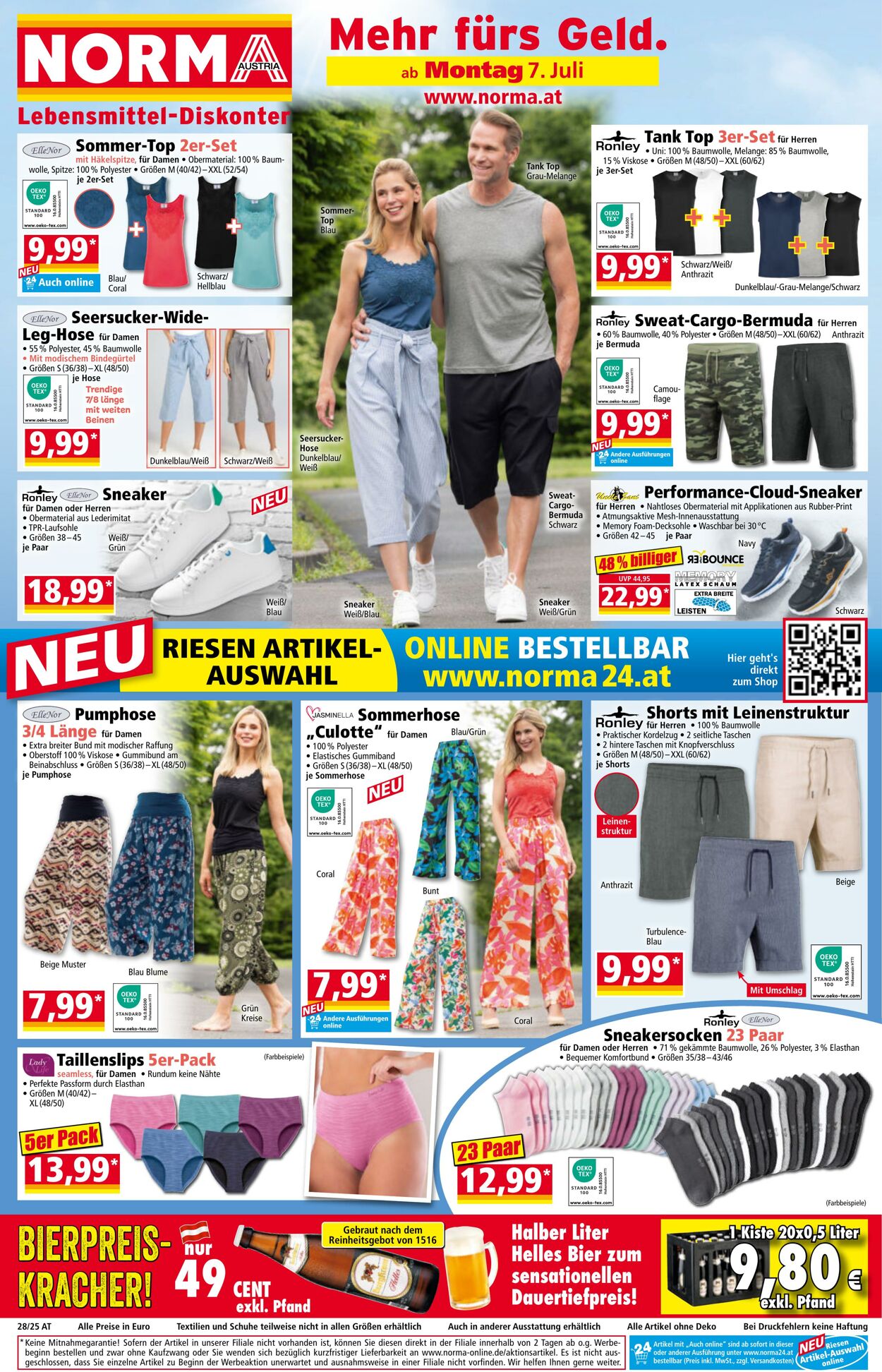 Prospekt Norma - Angebote für die Woche ab Montag, 07.07.
Prospekt teilen: 7 Jul, 2025 - 13 Jul, 2025