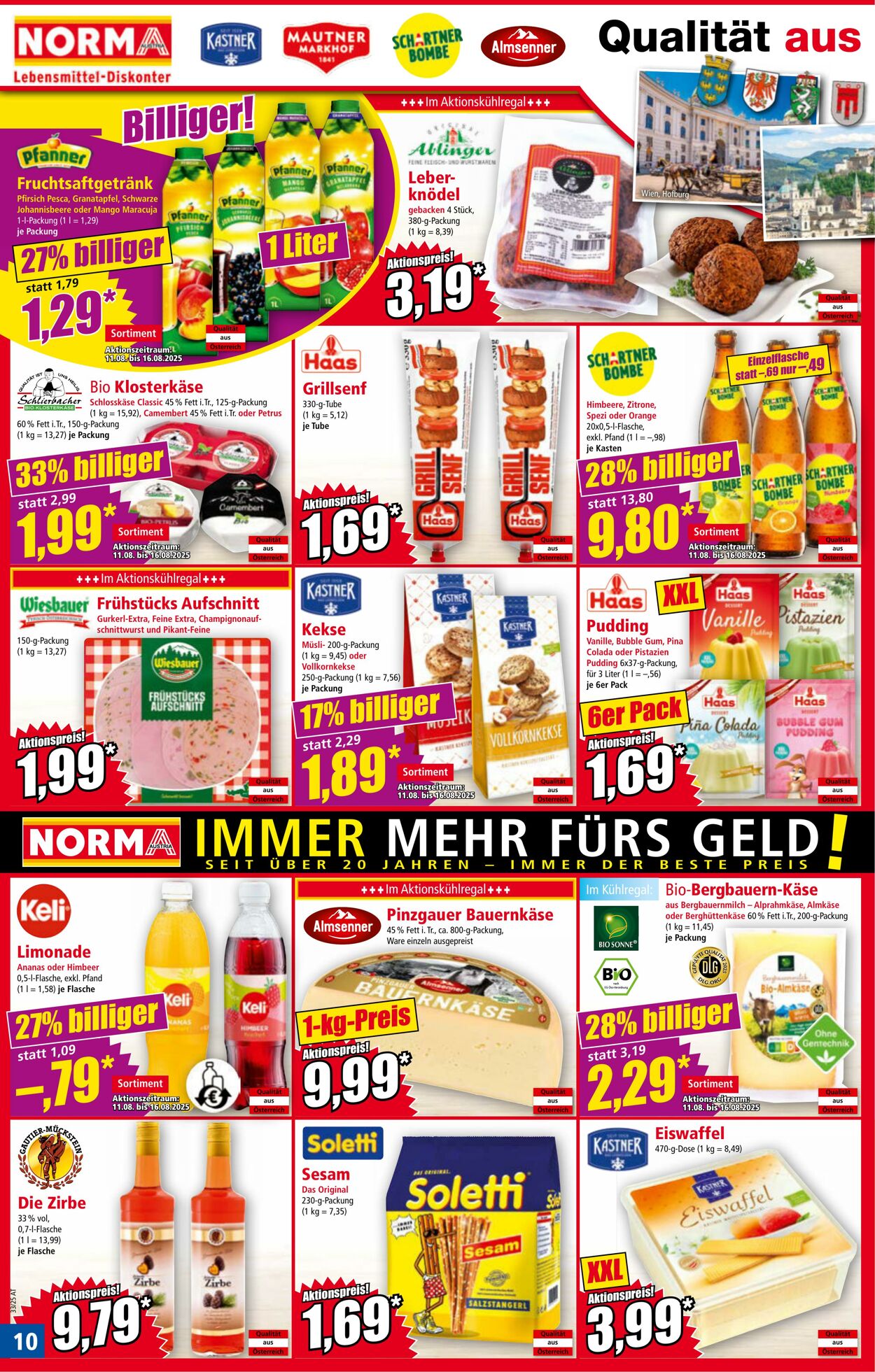 Prospekt Norma 11.08.2025 - 17.08.2025