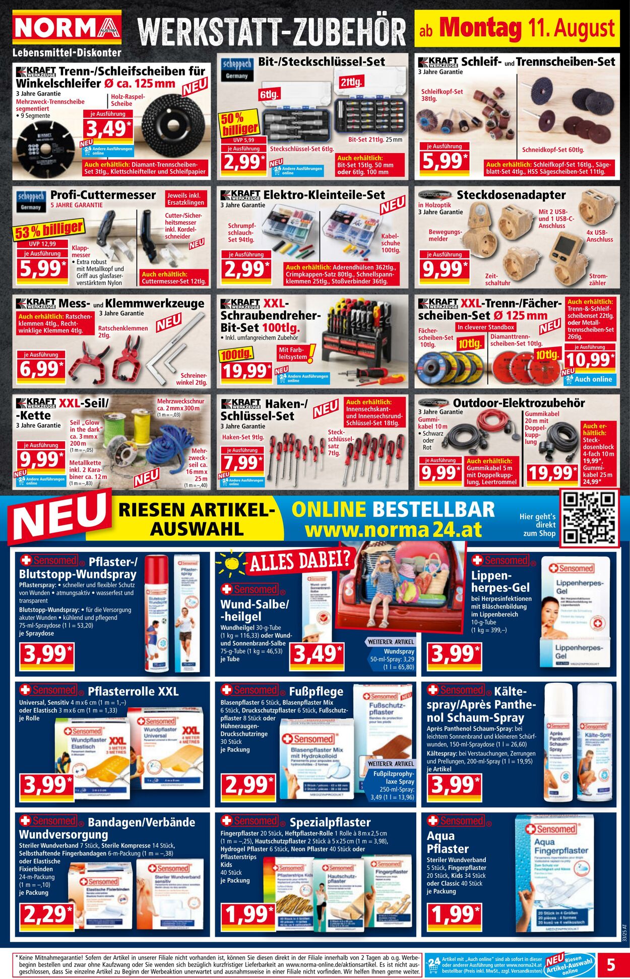 Prospekt Norma 11.08.2025 - 17.08.2025