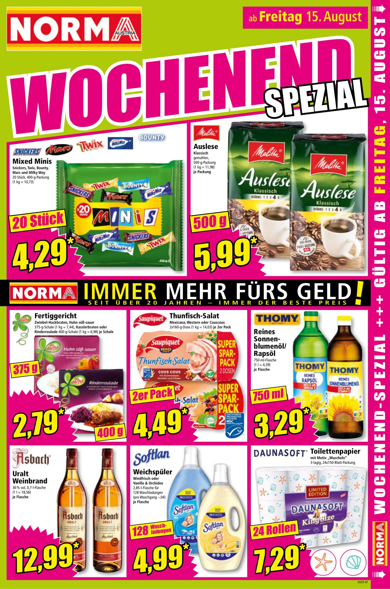 Prospekt Norma 11.08.2025 - 17.08.2025
