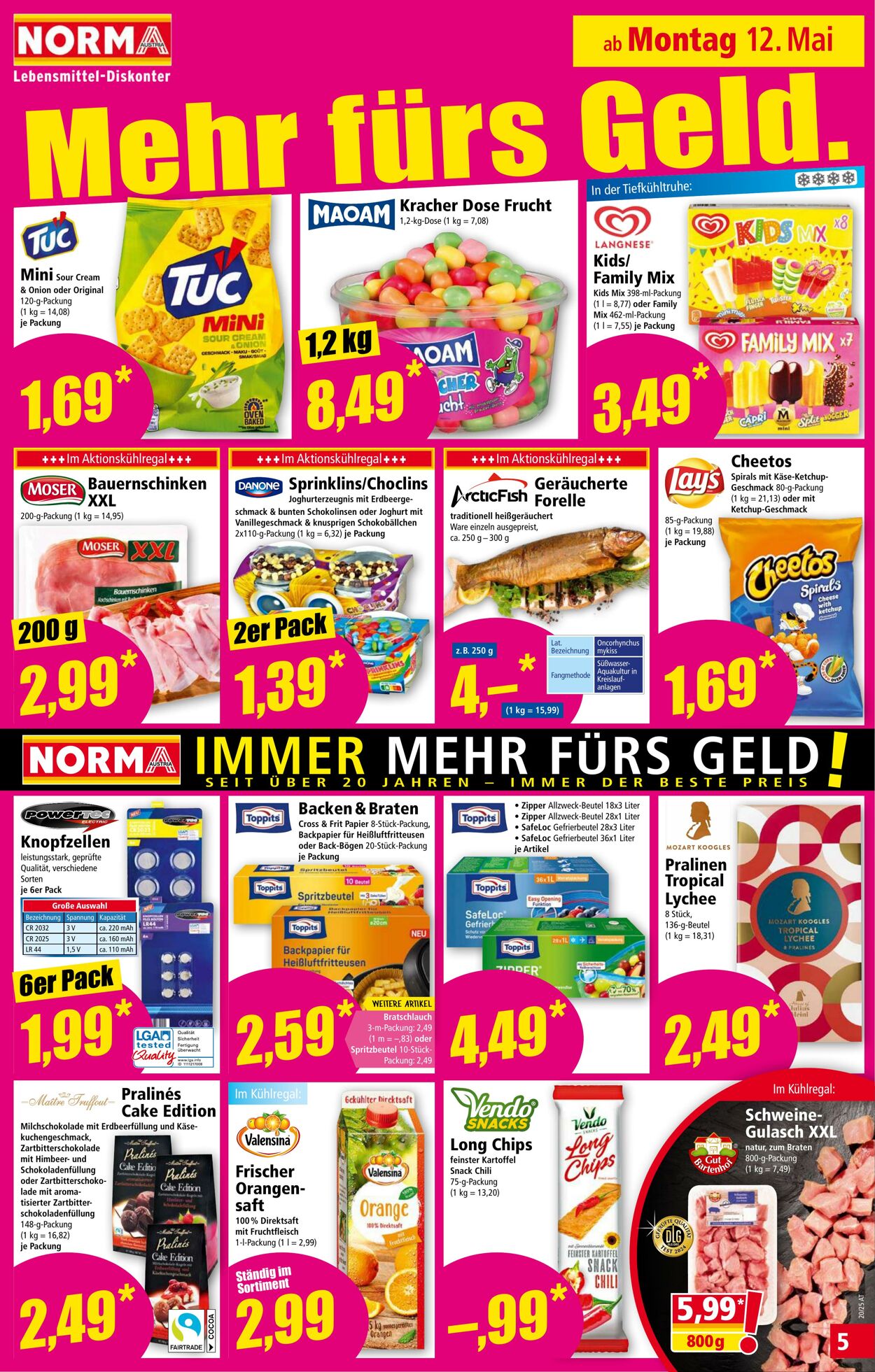 Prospekt Norma 12.05.2025 - 18.05.2025