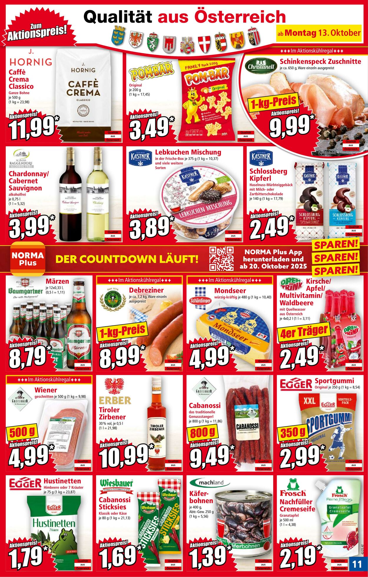Prospekt Norma 13.10.2025 - 19.10.2025
