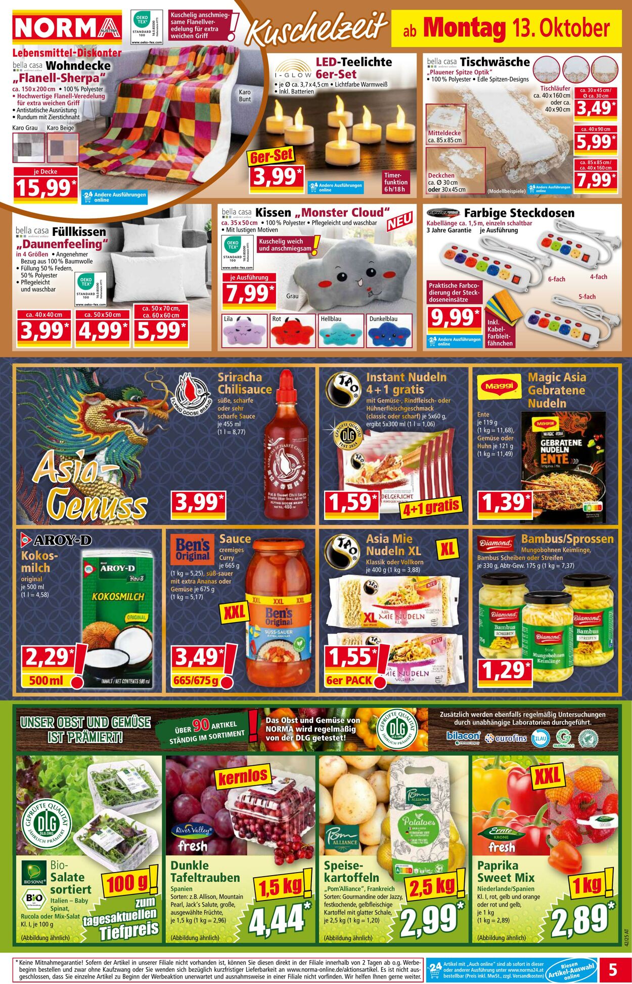 Prospekt Norma 13.10.2025 - 19.10.2025