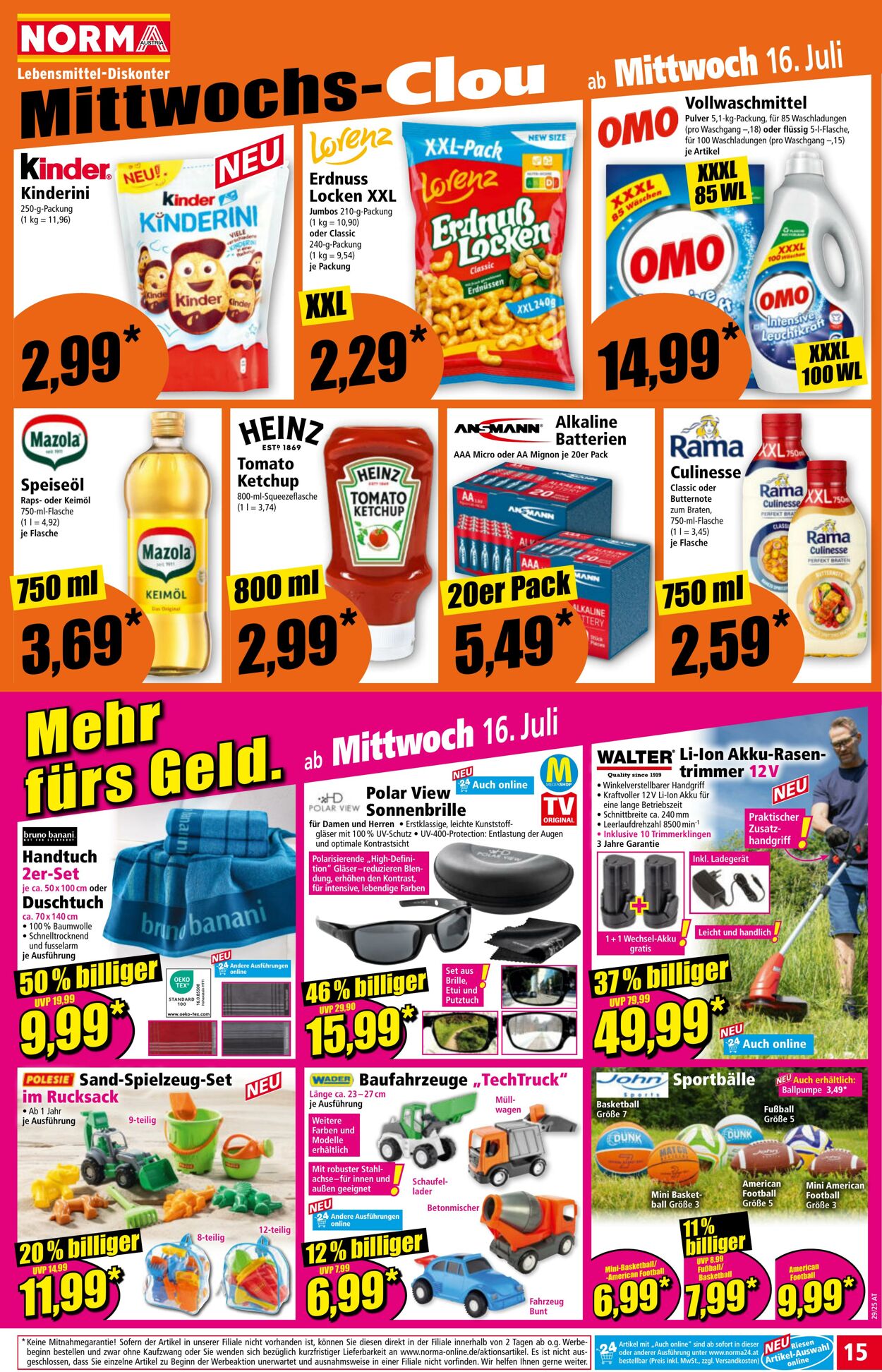 Prospekt Norma 14.07.2025 - 20.07.2025