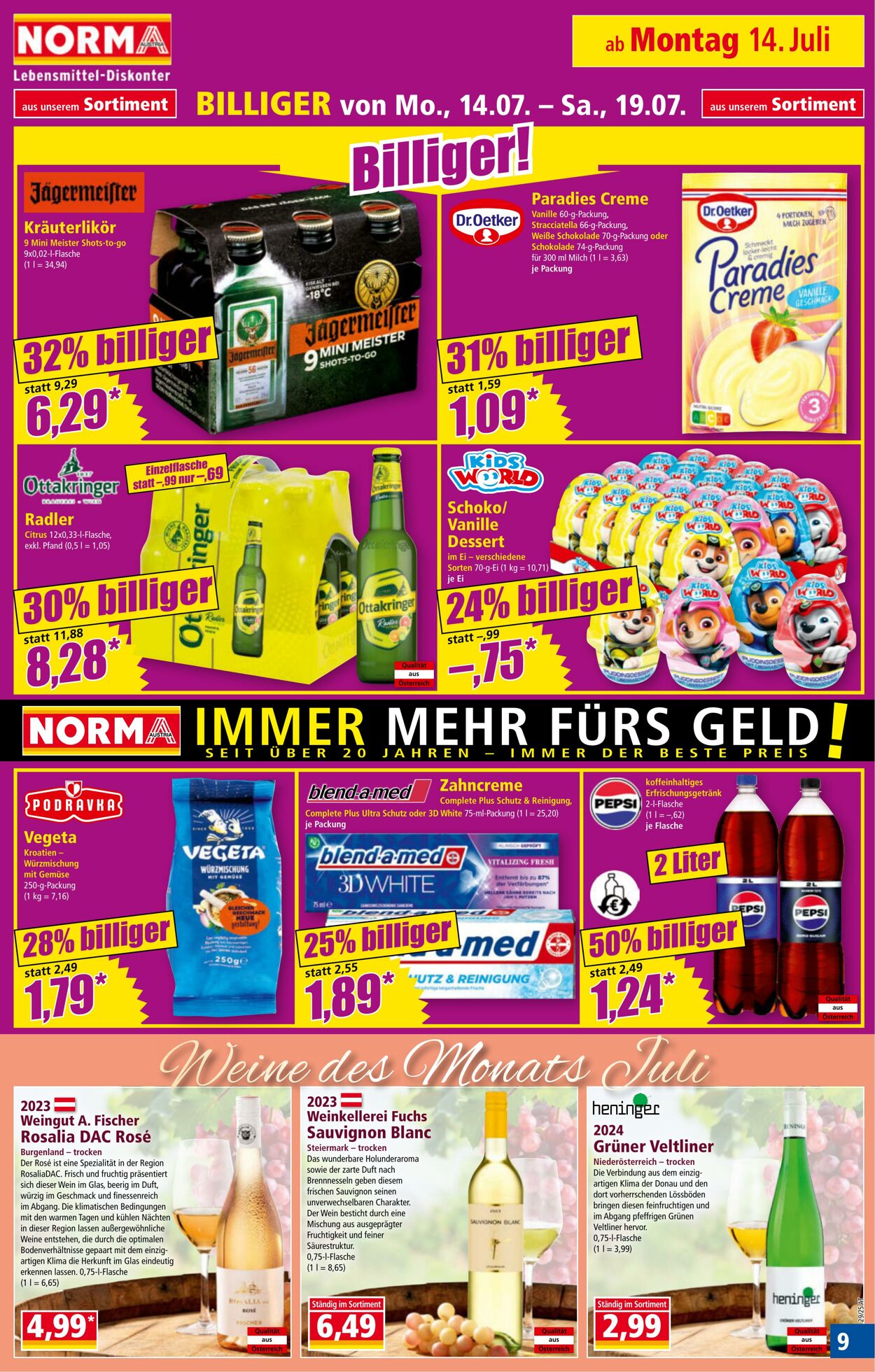 Prospekt Norma 14.07.2025 - 20.07.2025