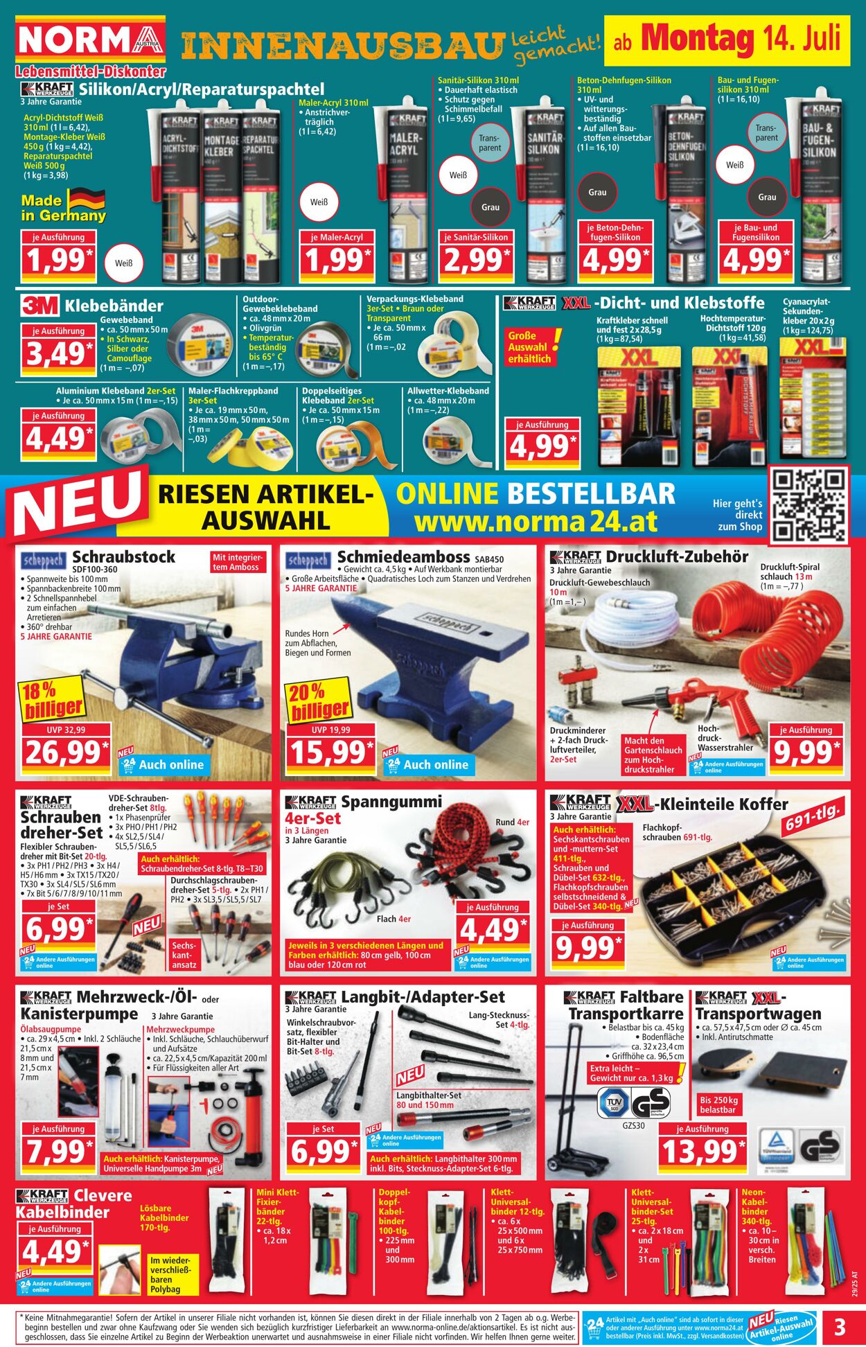 Prospekt Norma 14.07.2025 - 20.07.2025