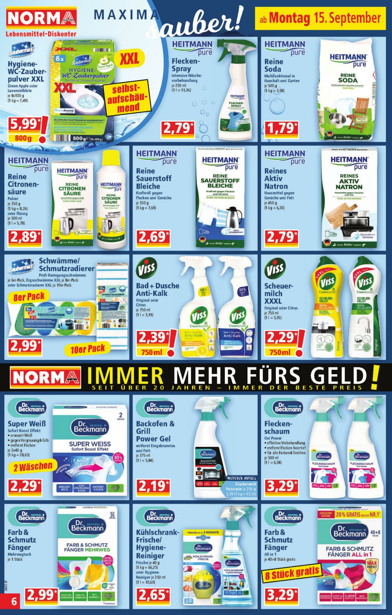 Prospekt Norma 15.09.2025 - 21.09.2025