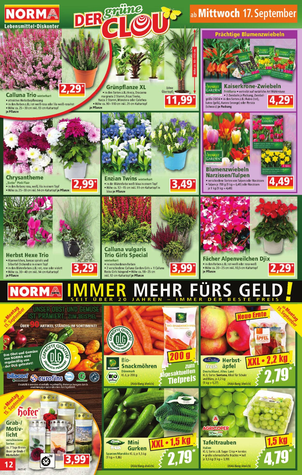 Prospekt Norma 15.09.2025 - 21.09.2025