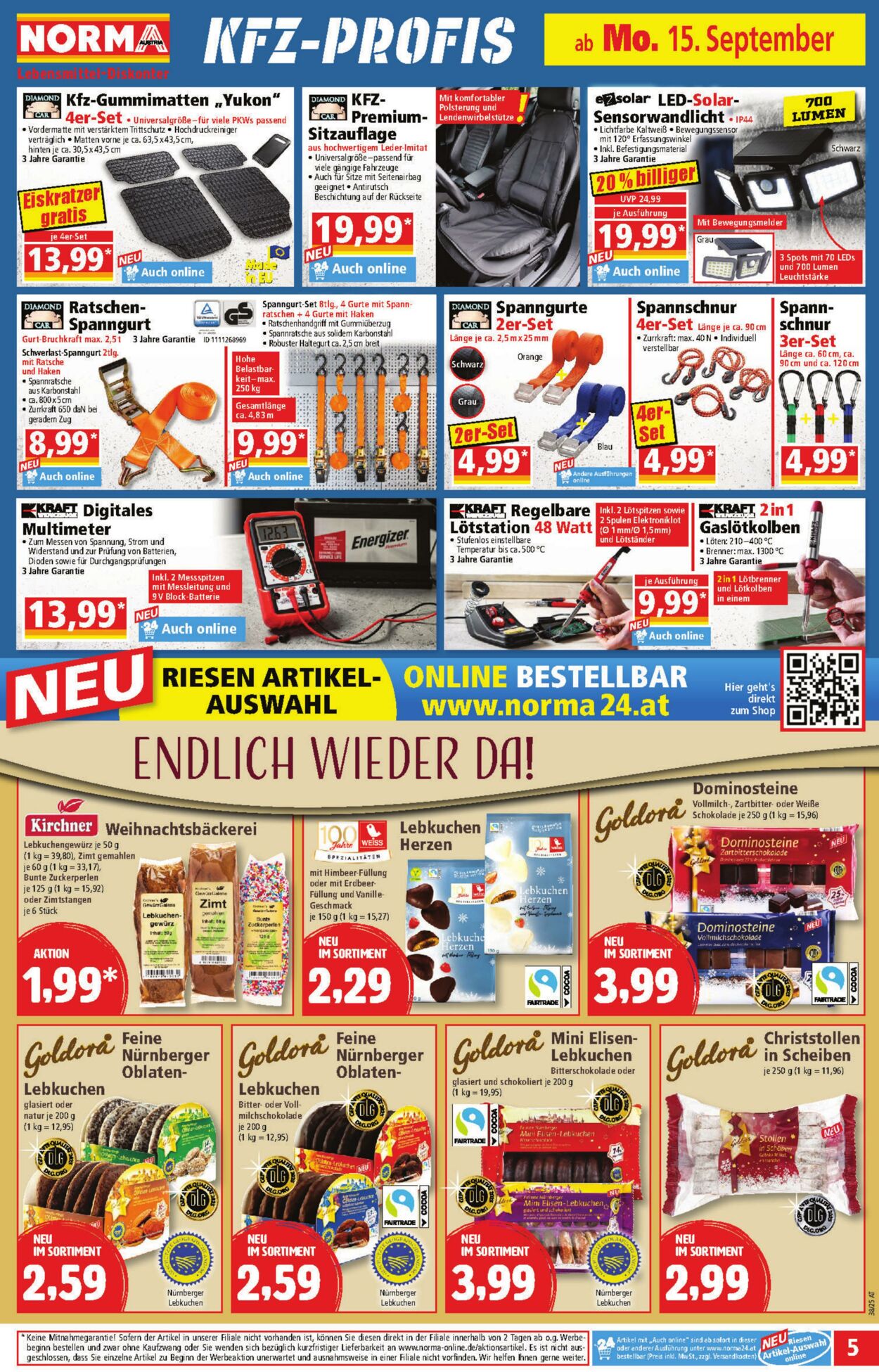 Prospekt Norma 15.09.2025 - 21.09.2025
