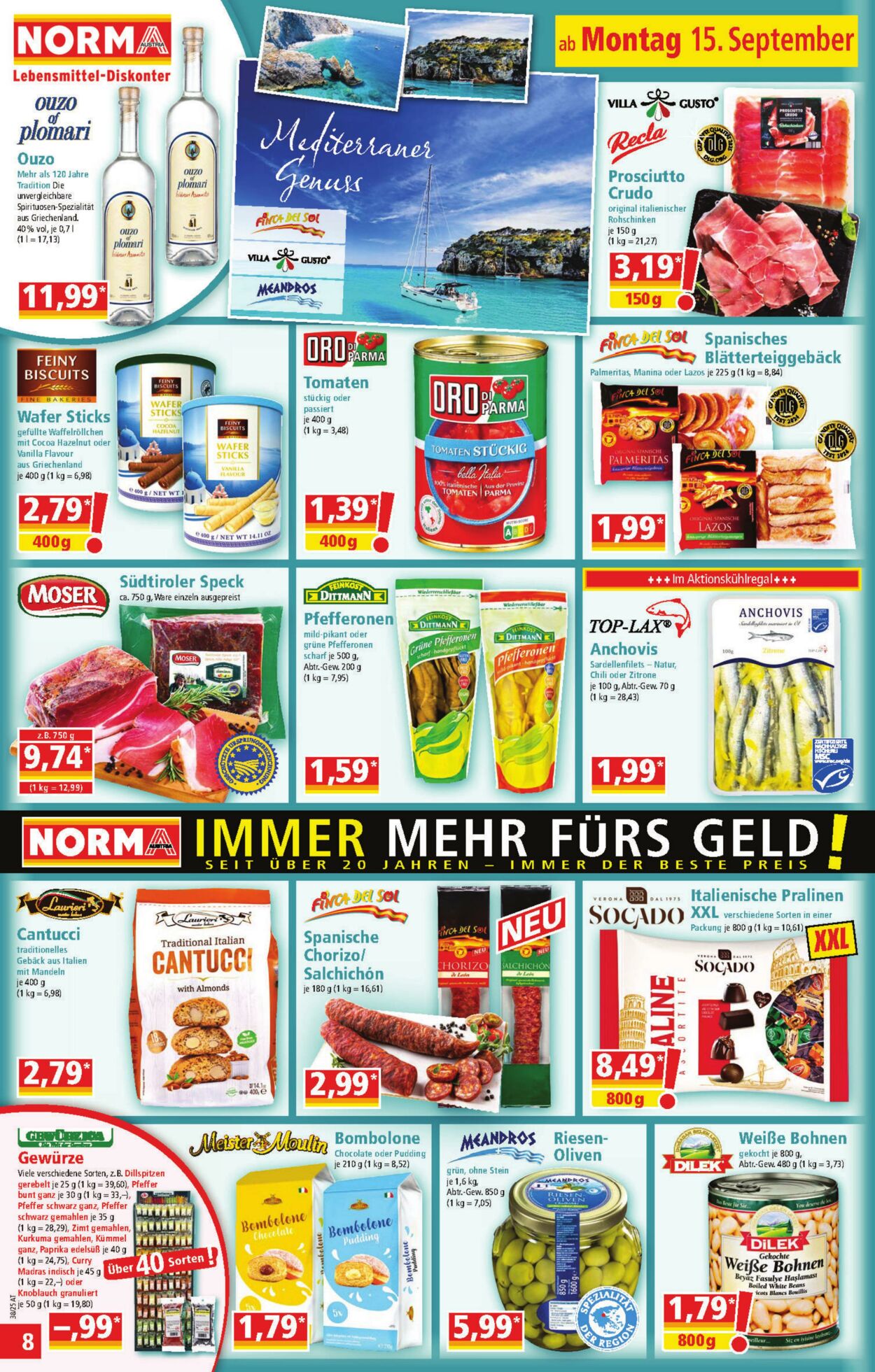 Prospekt Norma 15.09.2025 - 21.09.2025