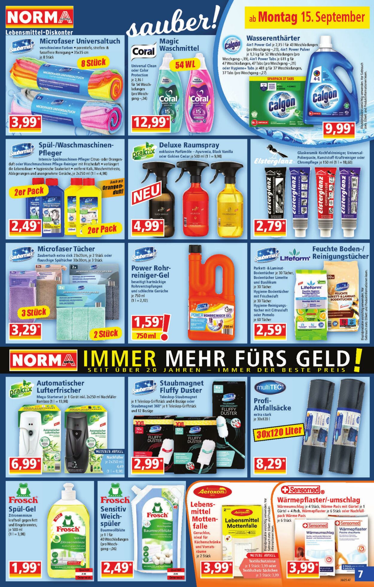 Prospekt Norma 15.09.2025 - 21.09.2025