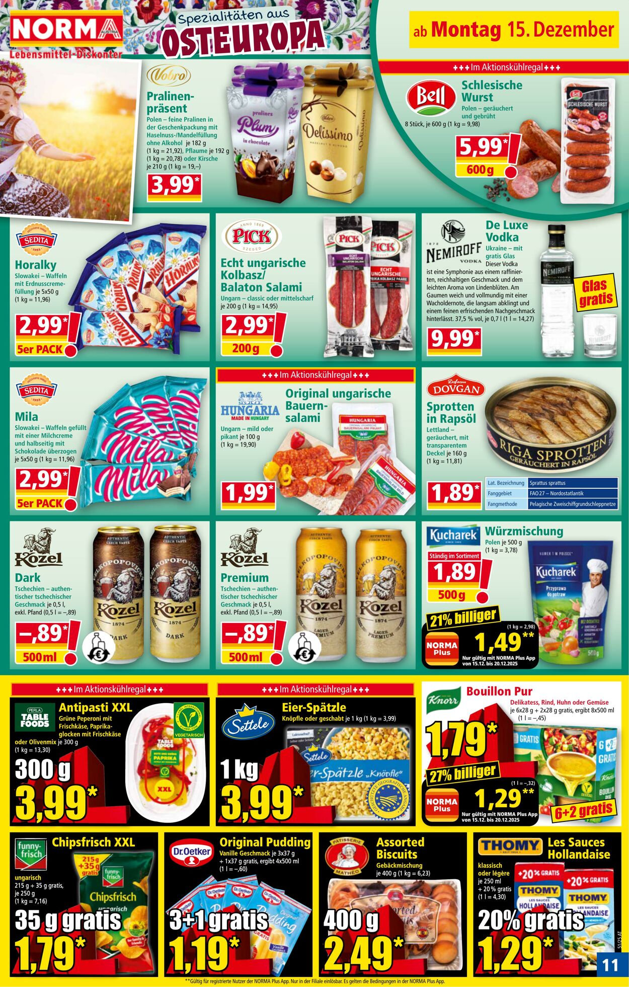 Prospekt Norma 15.12.2025 - 21.12.2025