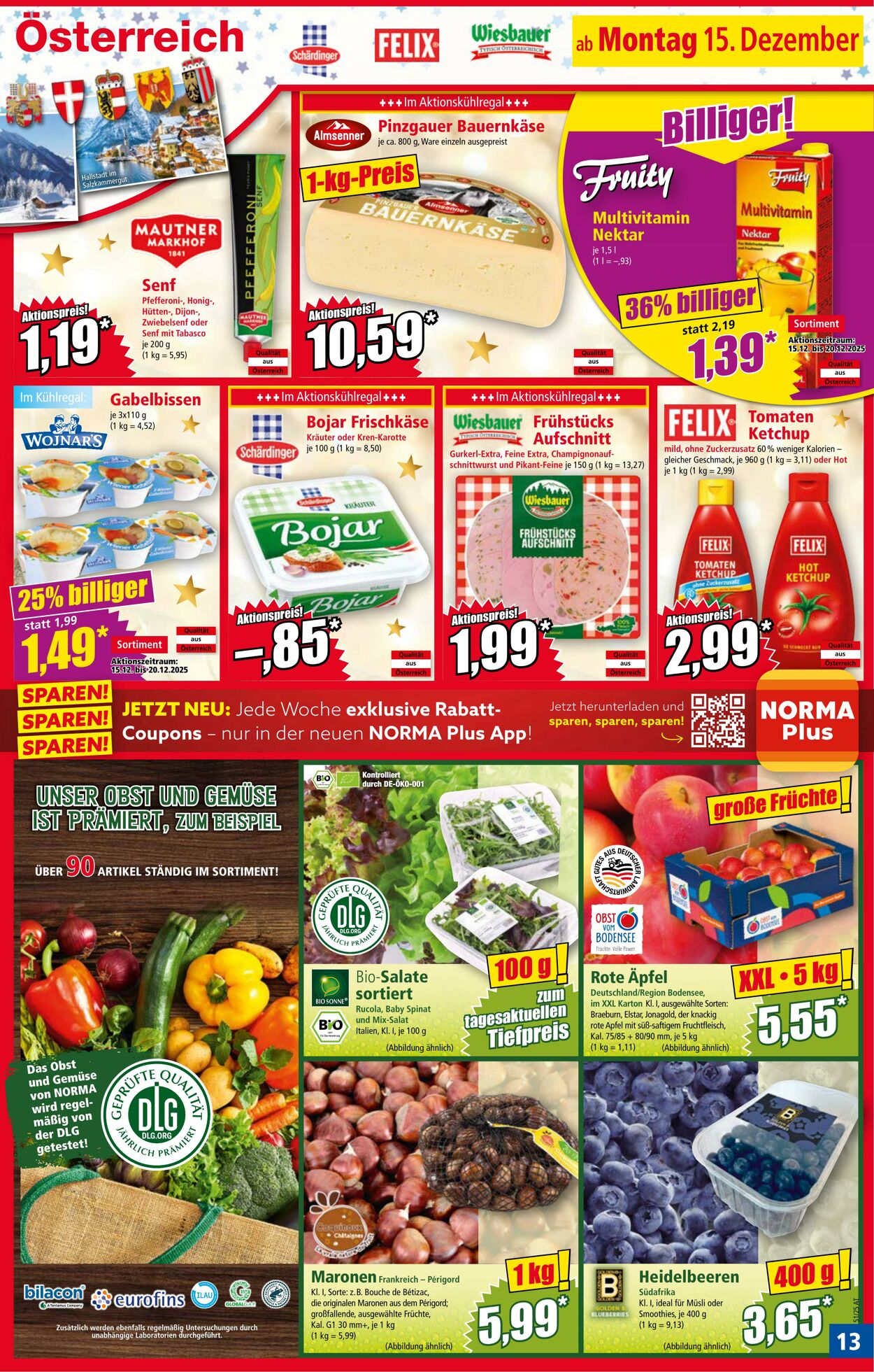 Prospekt Norma 15.12.2025 - 21.12.2025