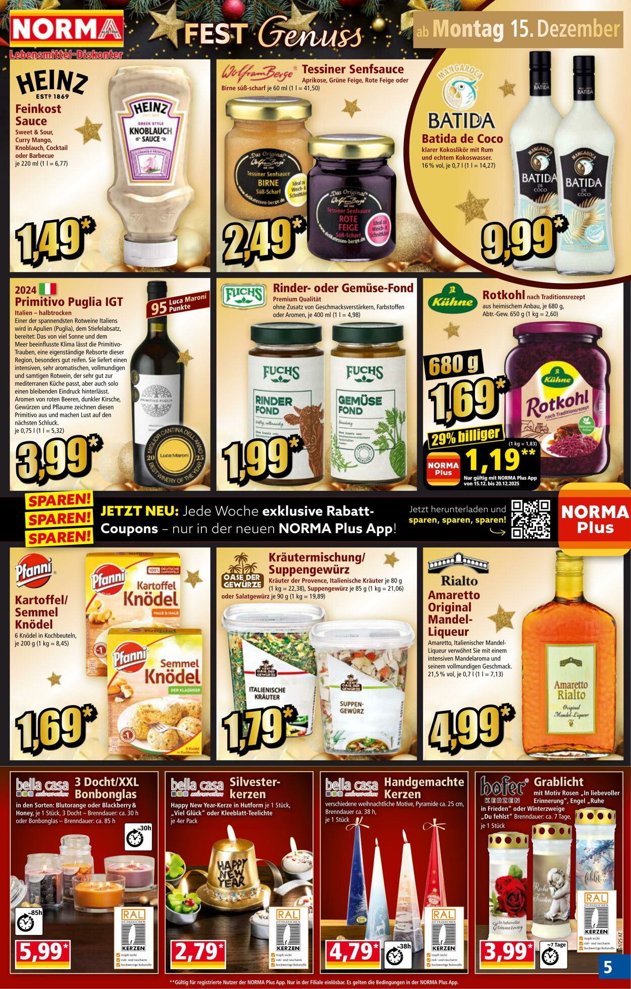Prospekt Norma 15.12.2025 - 21.12.2025