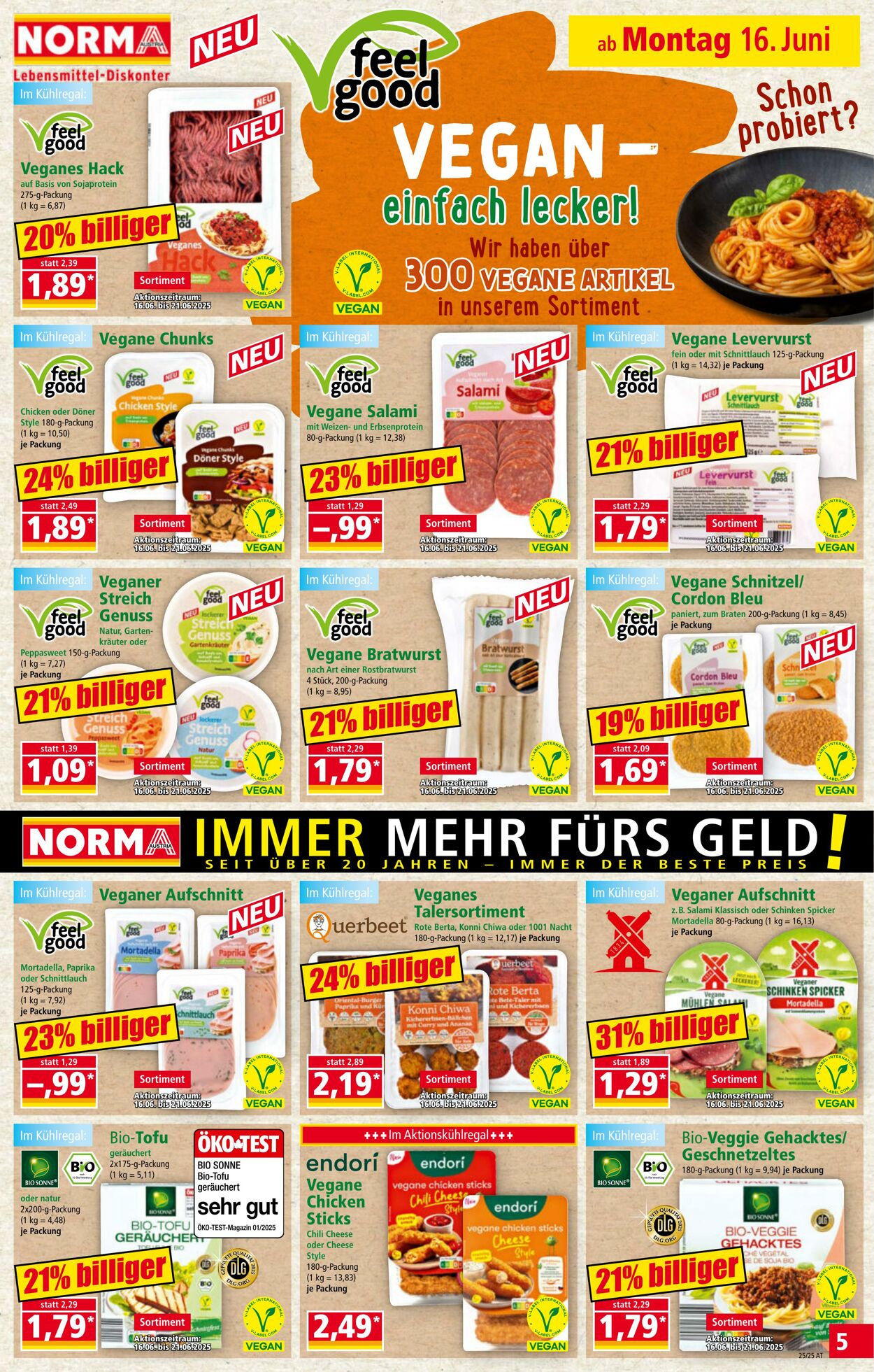 Prospekt Norma 16.06.2025 - 22.06.2025