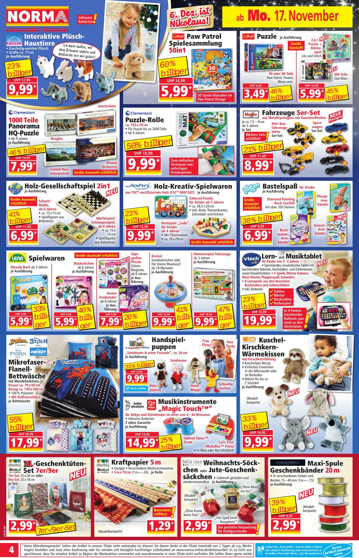 Prospekt Norma 17.11.2025 - 23.11.2025