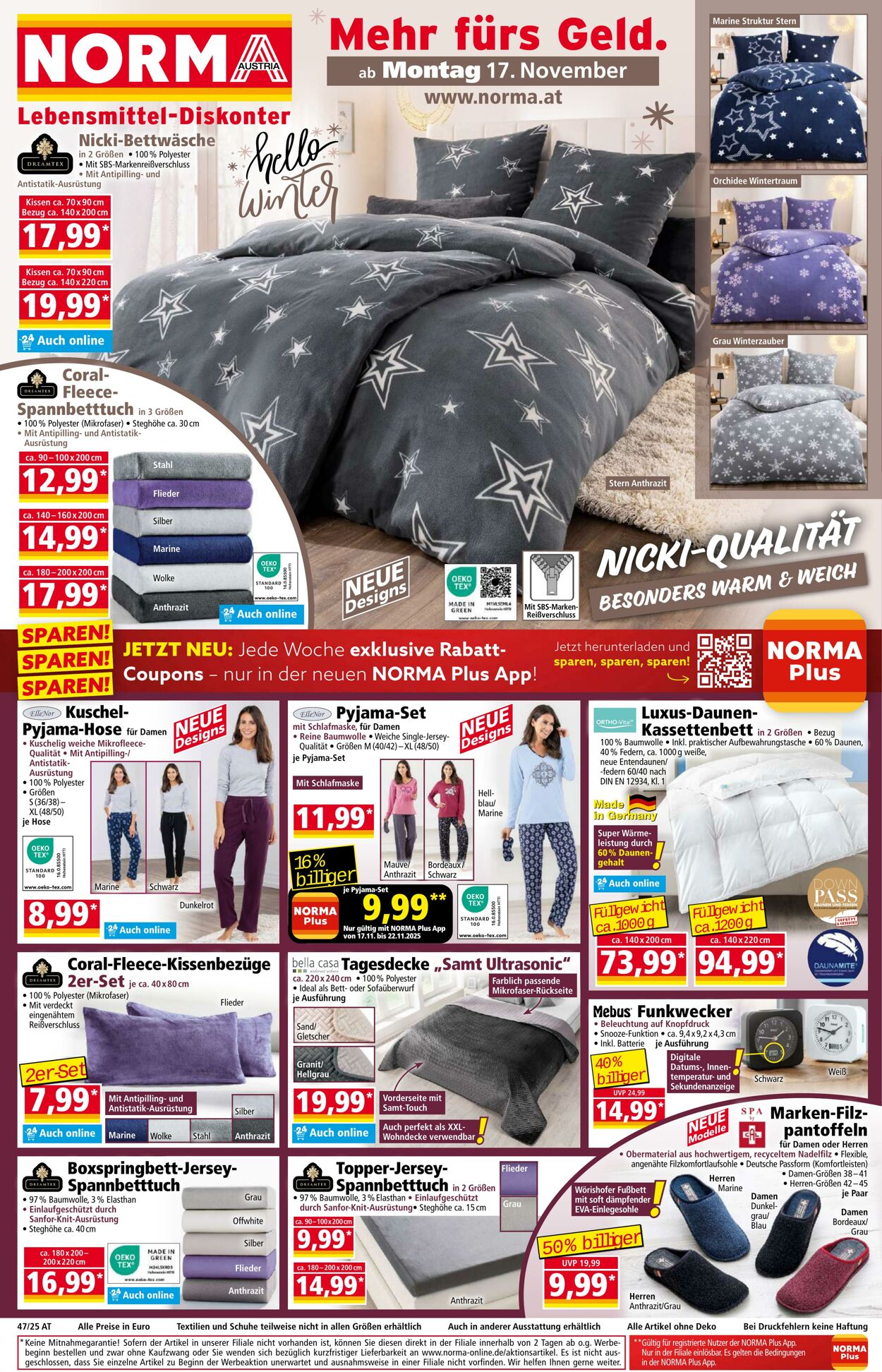 Prospekt Norma 17.11.2025 - 23.11.2025