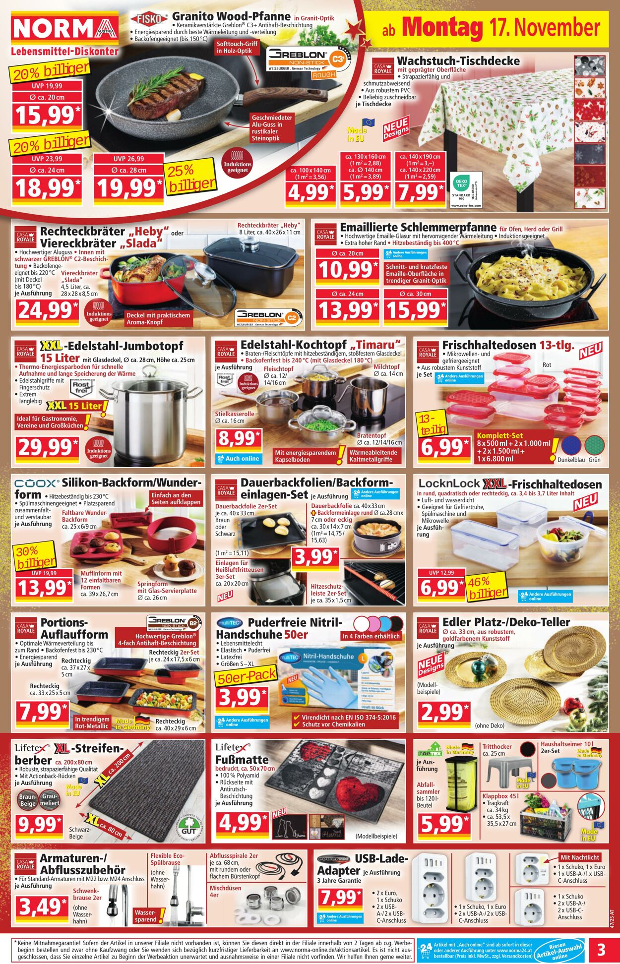 Prospekt Norma 17.11.2025 - 23.11.2025