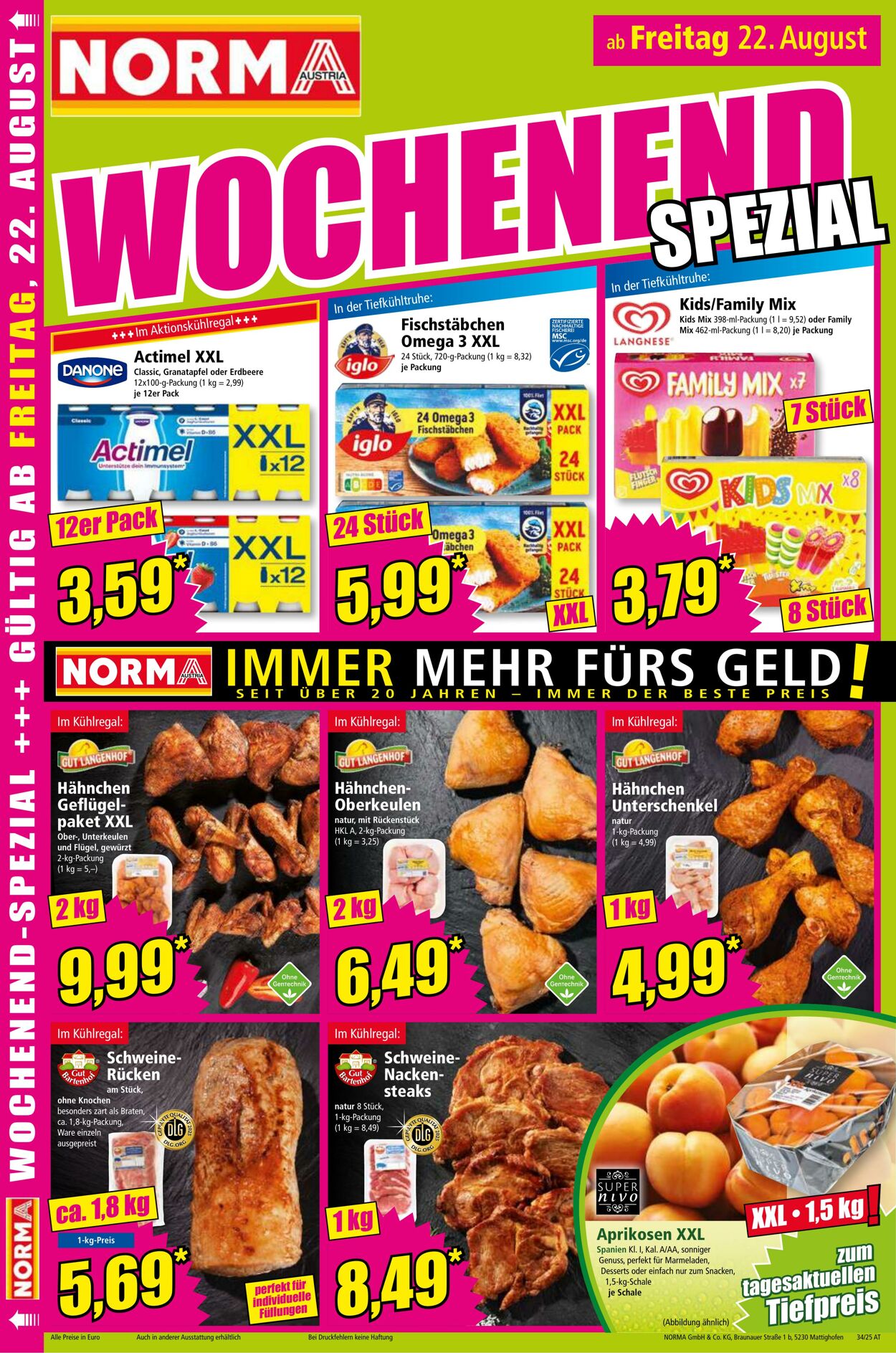 Prospekt Norma 18.08.2025 - 24.08.2025