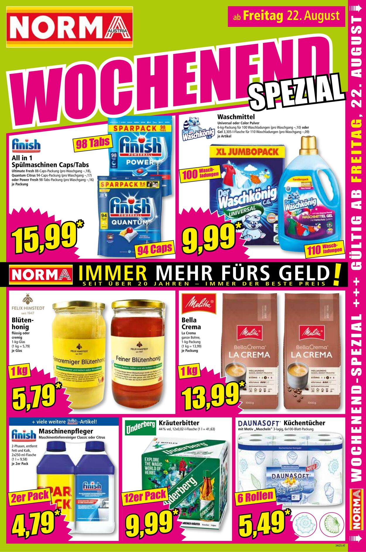 Prospekt Norma 18.08.2025 - 24.08.2025
