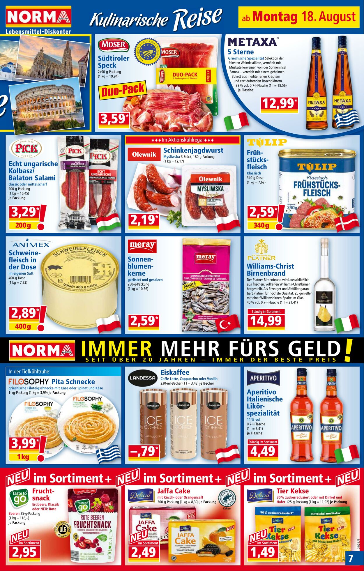 Prospekt Norma 18.08.2025 - 24.08.2025