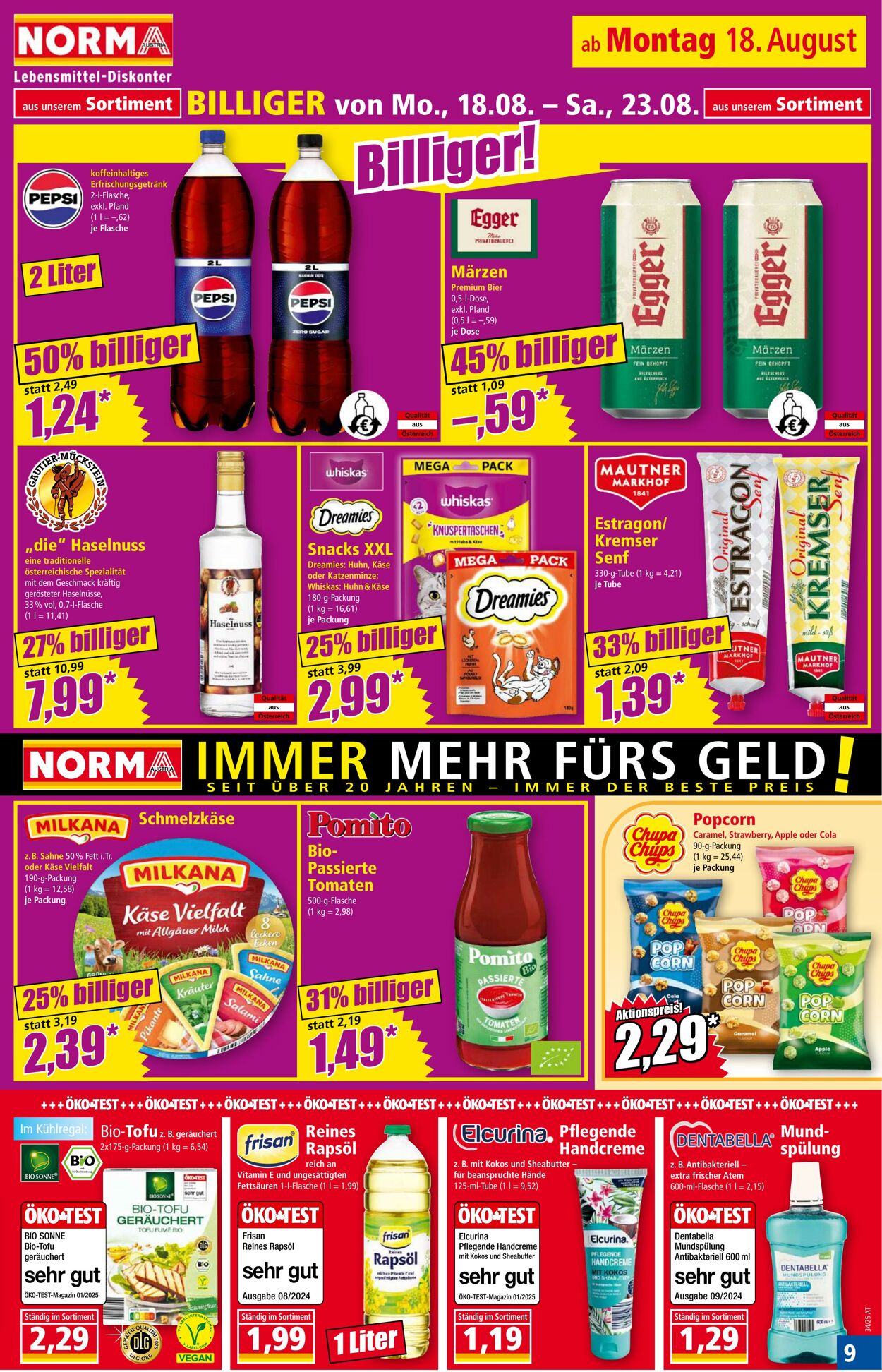 Prospekt Norma 18.08.2025 - 24.08.2025