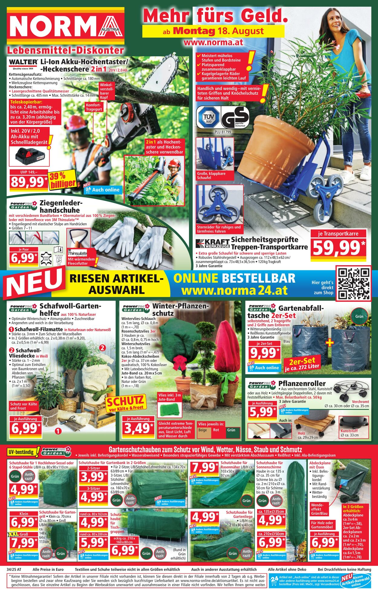 Prospekt Norma - Angebote für die Woche ab Montag, 18.08.
Prospekt teilen: 18 Aug, 2025 - 24 Aug, 2025
