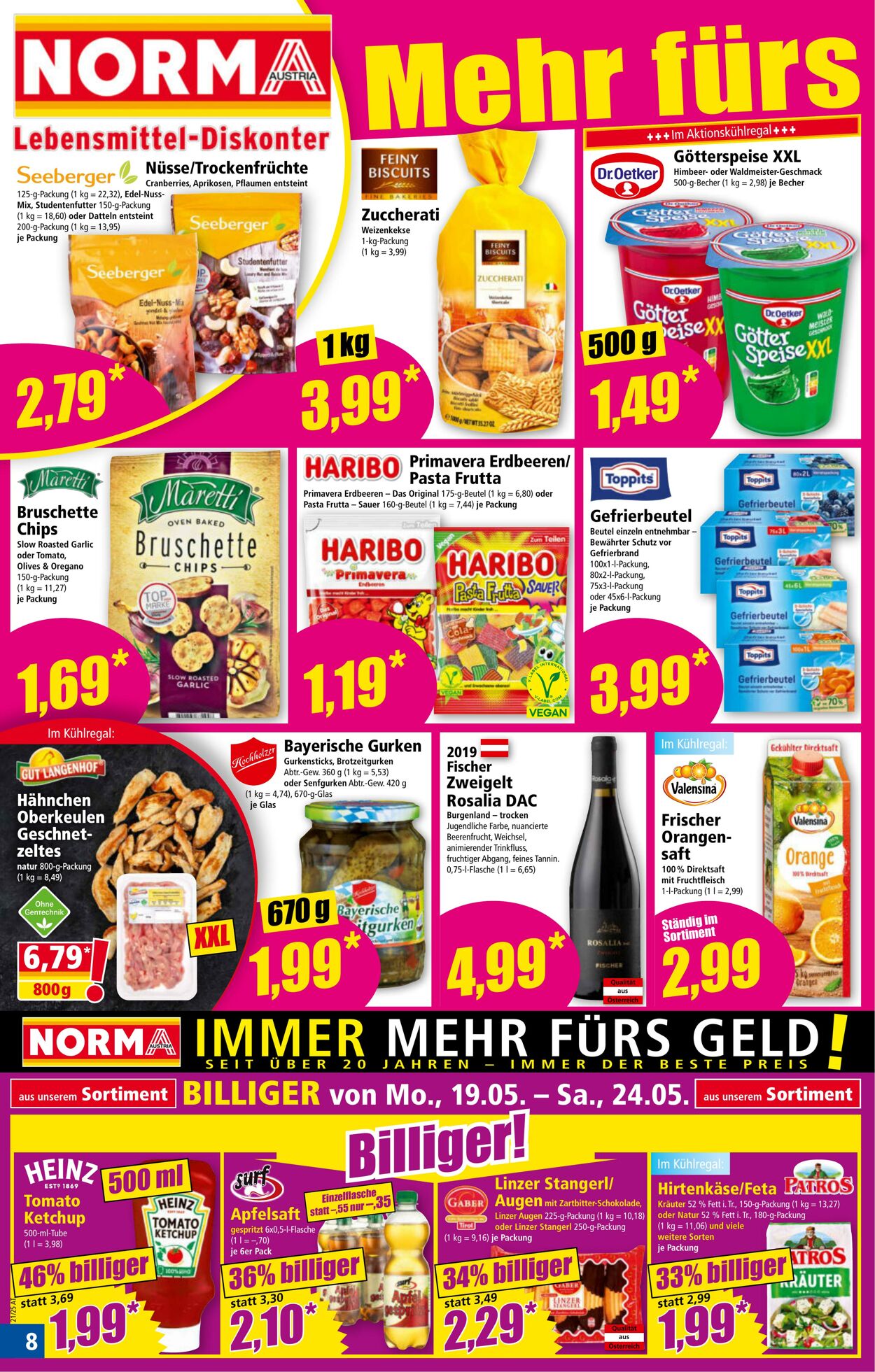 Prospekt Norma 19.05.2025 - 25.05.2025