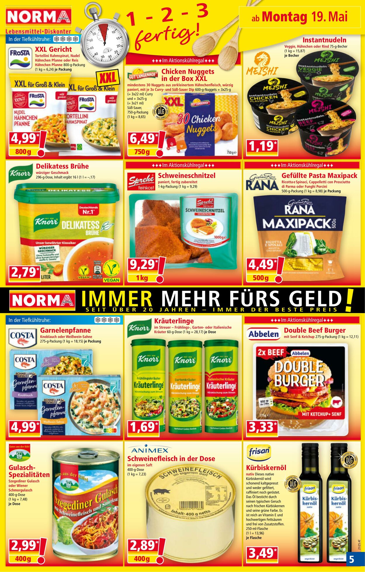 Prospekt Norma 19.05.2025 - 25.05.2025