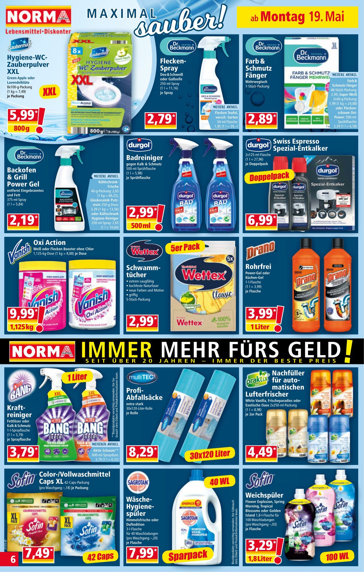 Prospekt Norma 19.05.2025 - 25.05.2025