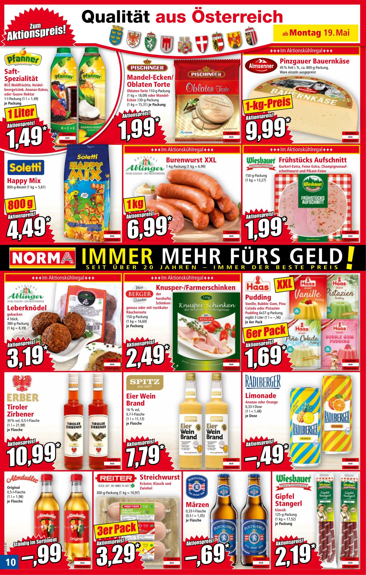 Prospekt Norma 19.05.2025 - 25.05.2025