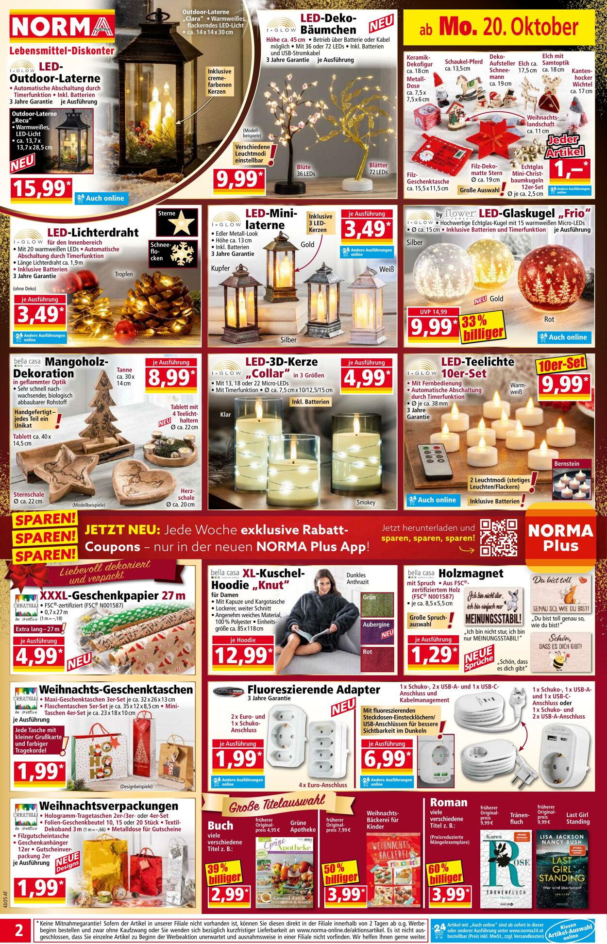 Prospekt Norma 20.10.2025 - 26.10.2025