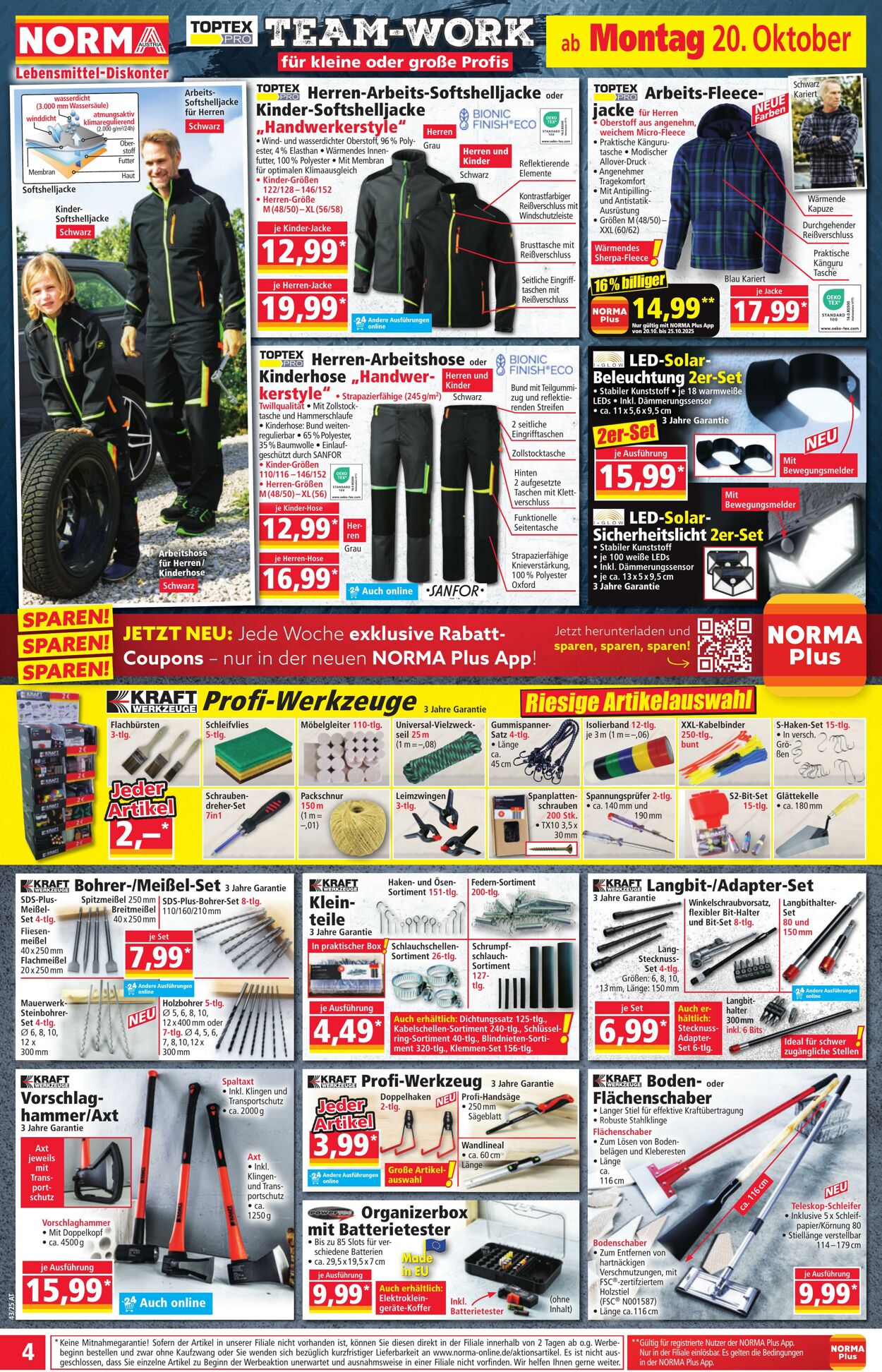 Prospekt Norma 20.10.2025 - 26.10.2025