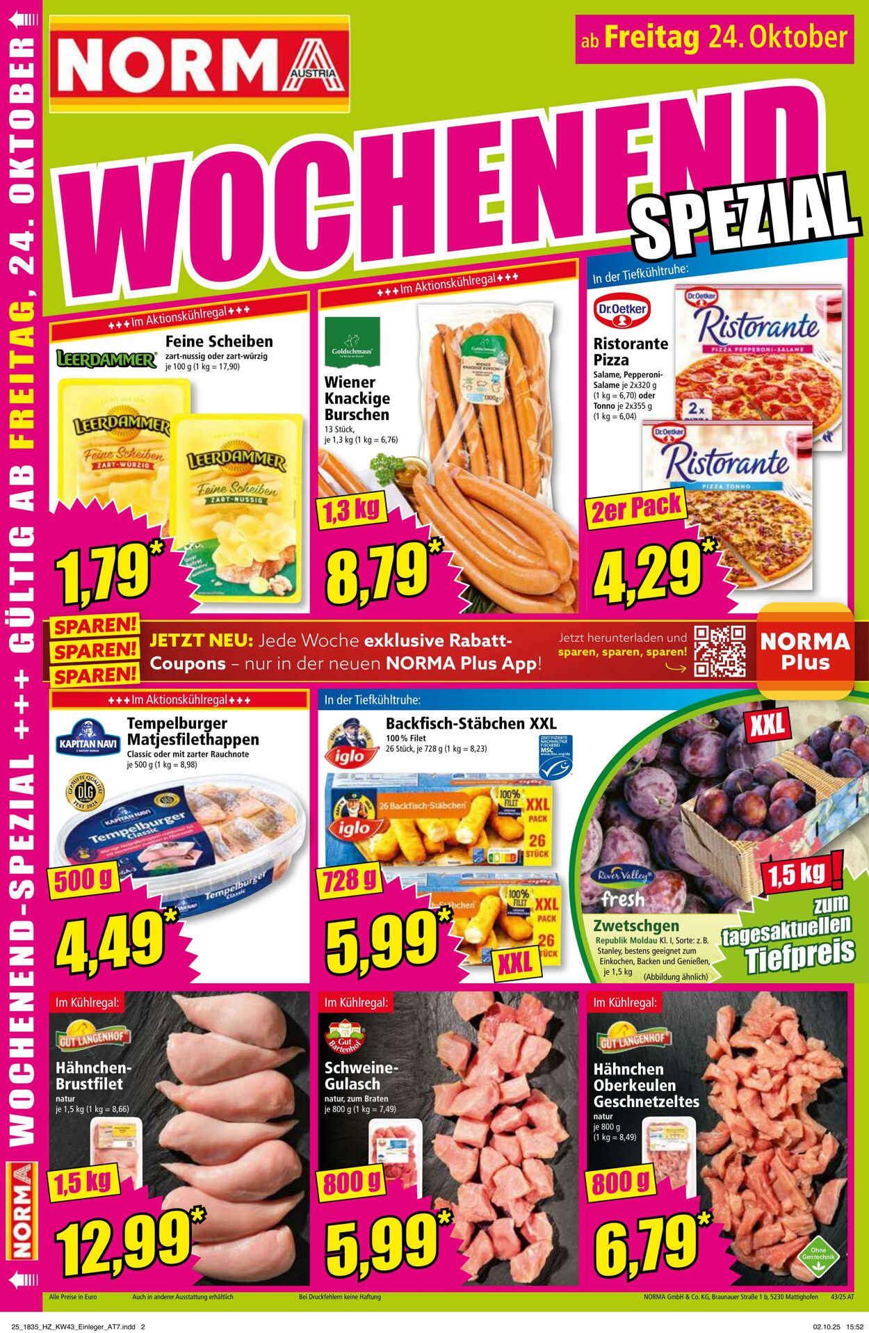 Prospekt Norma 20.10.2025 - 26.10.2025