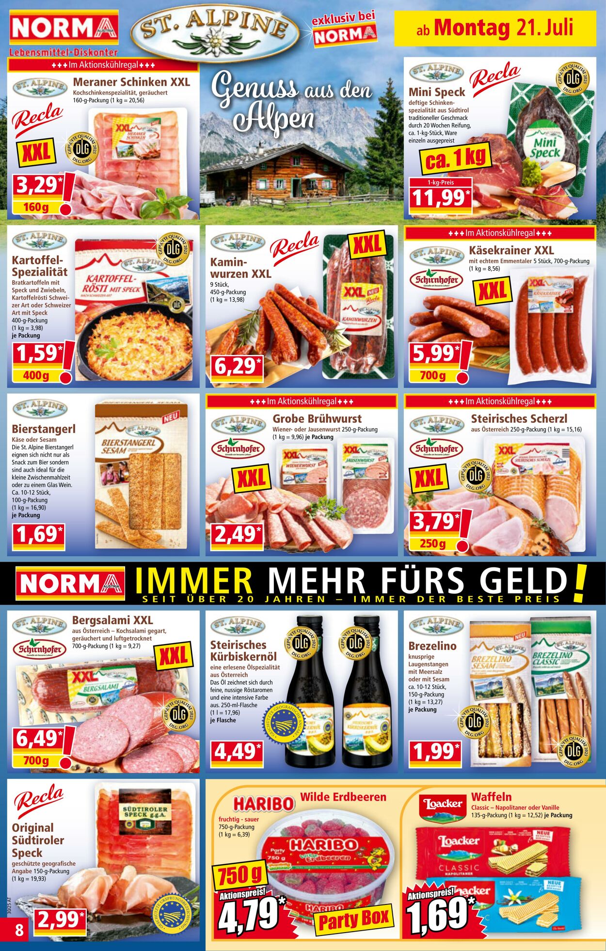 Prospekt Norma 21.07.2025 - 27.07.2025