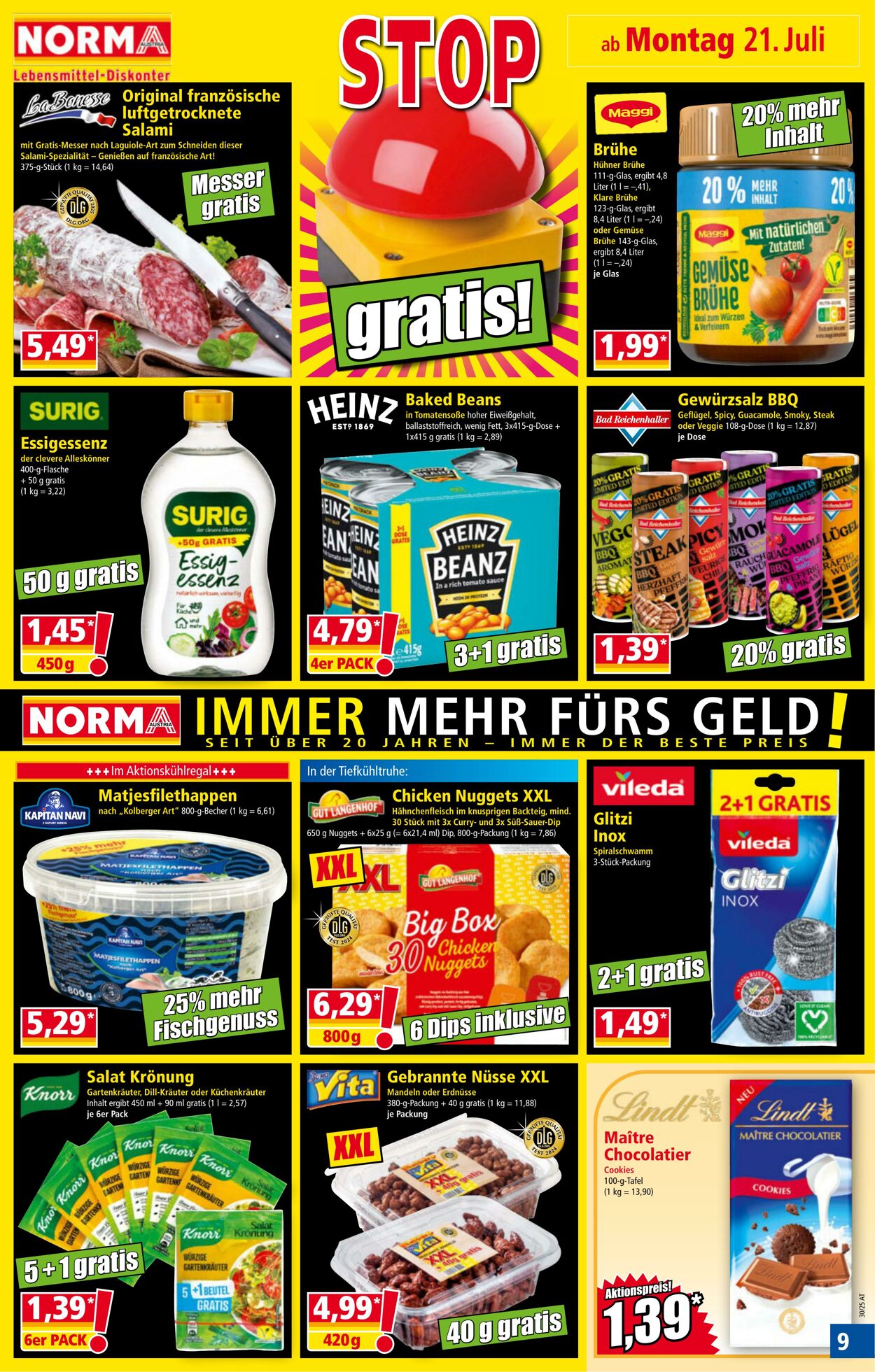 Prospekt Norma 21.07.2025 - 27.07.2025
