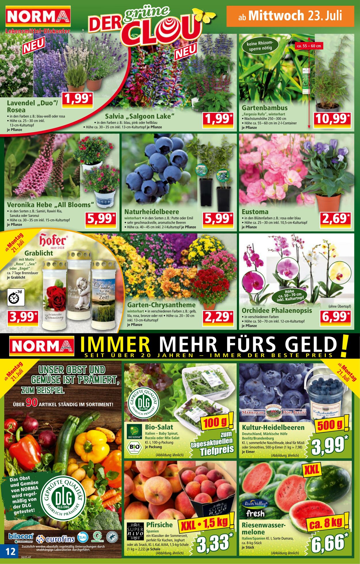 Prospekt Norma 21.07.2025 - 27.07.2025