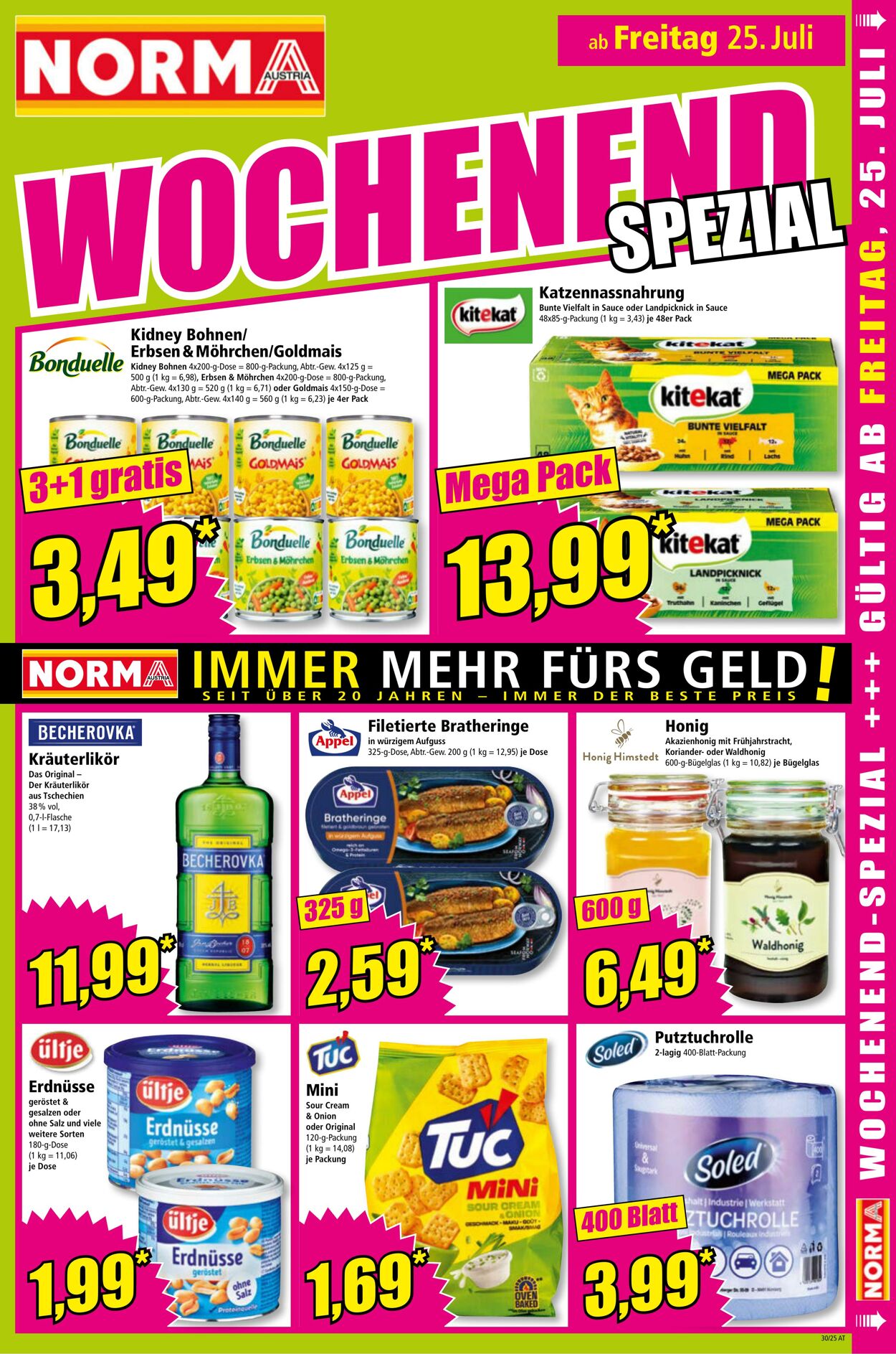 Prospekt Norma 21.07.2025 - 27.07.2025