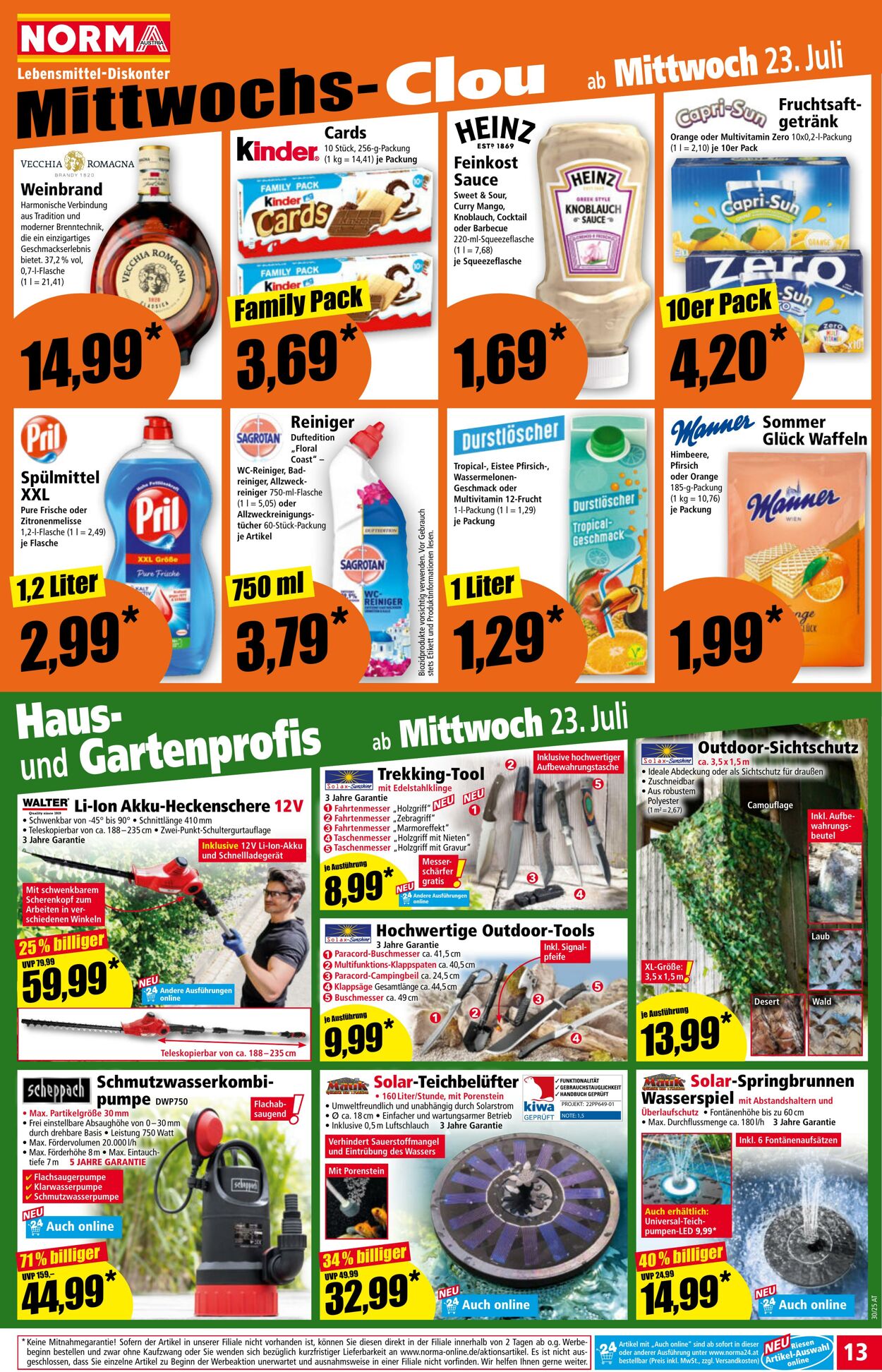 Prospekt Norma 21.07.2025 - 27.07.2025
