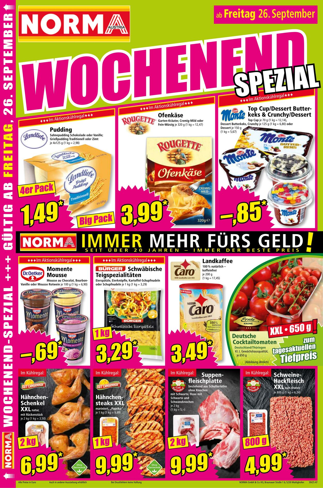 Prospekt Norma 22.09.2025 - 28.09.2025