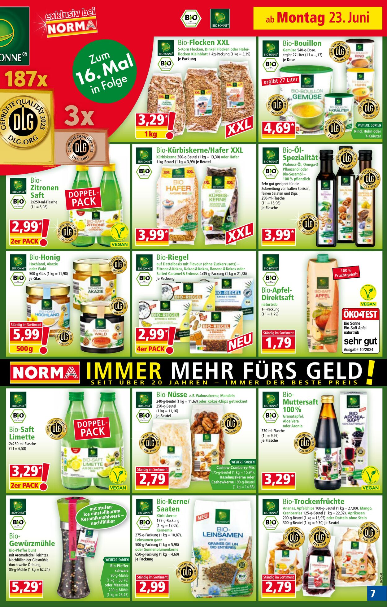 Prospekt Norma 23.06.2025 - 29.06.2025