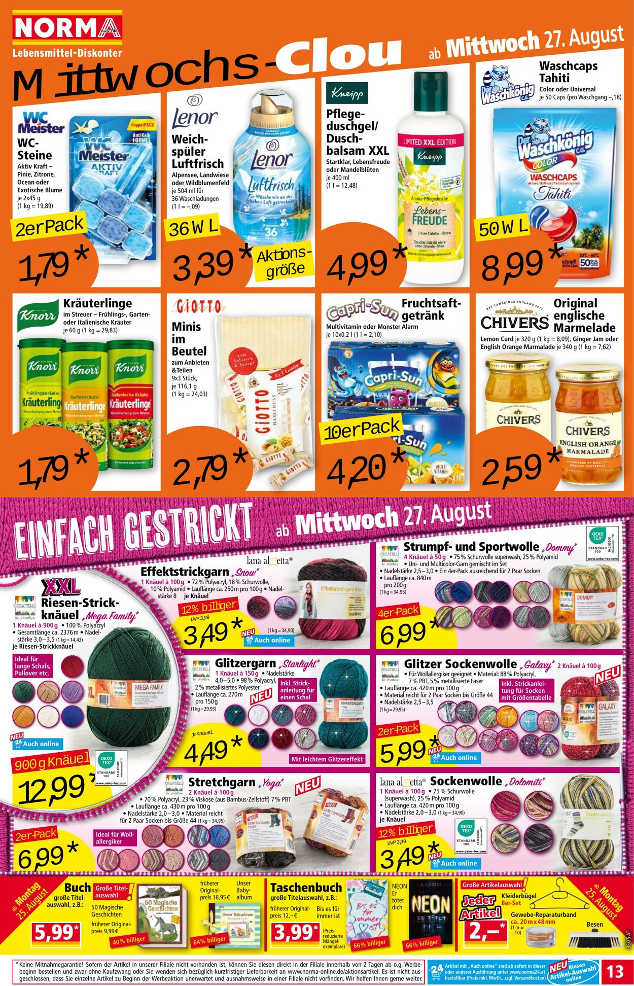 Prospekt Norma 25.08.2025 - 31.08.2025
