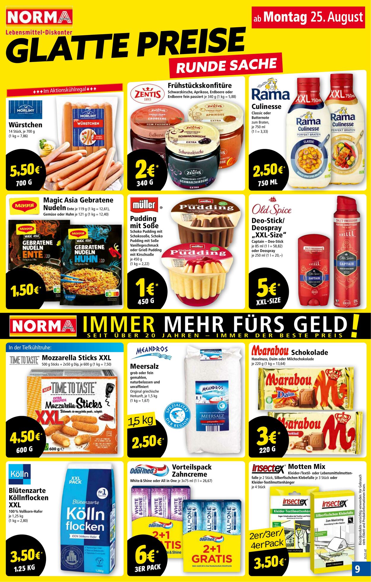 Prospekt Norma 25.08.2025 - 31.08.2025