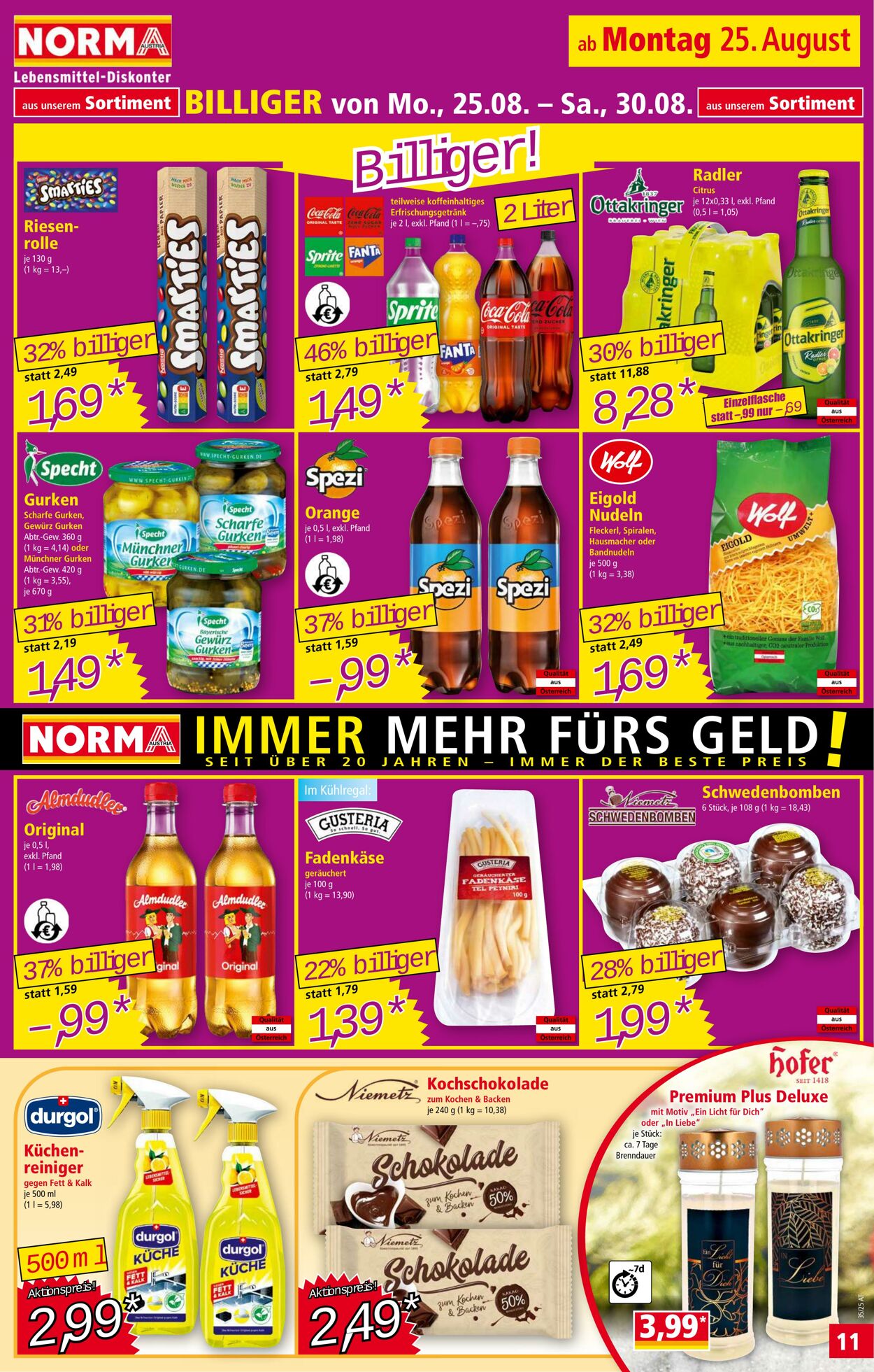 Prospekt Norma 25.08.2025 - 31.08.2025