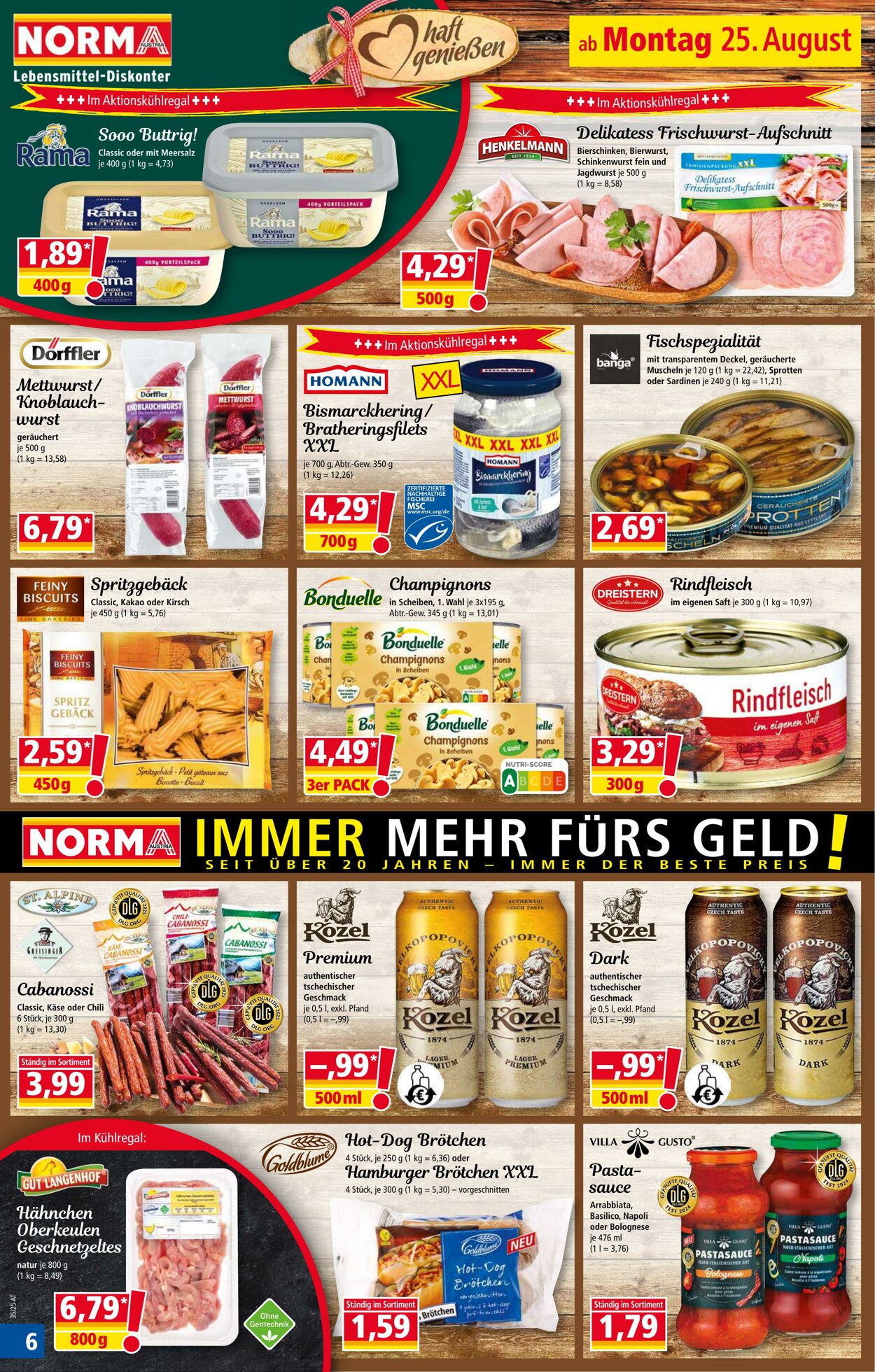 Prospekt Norma 25.08.2025 - 31.08.2025
