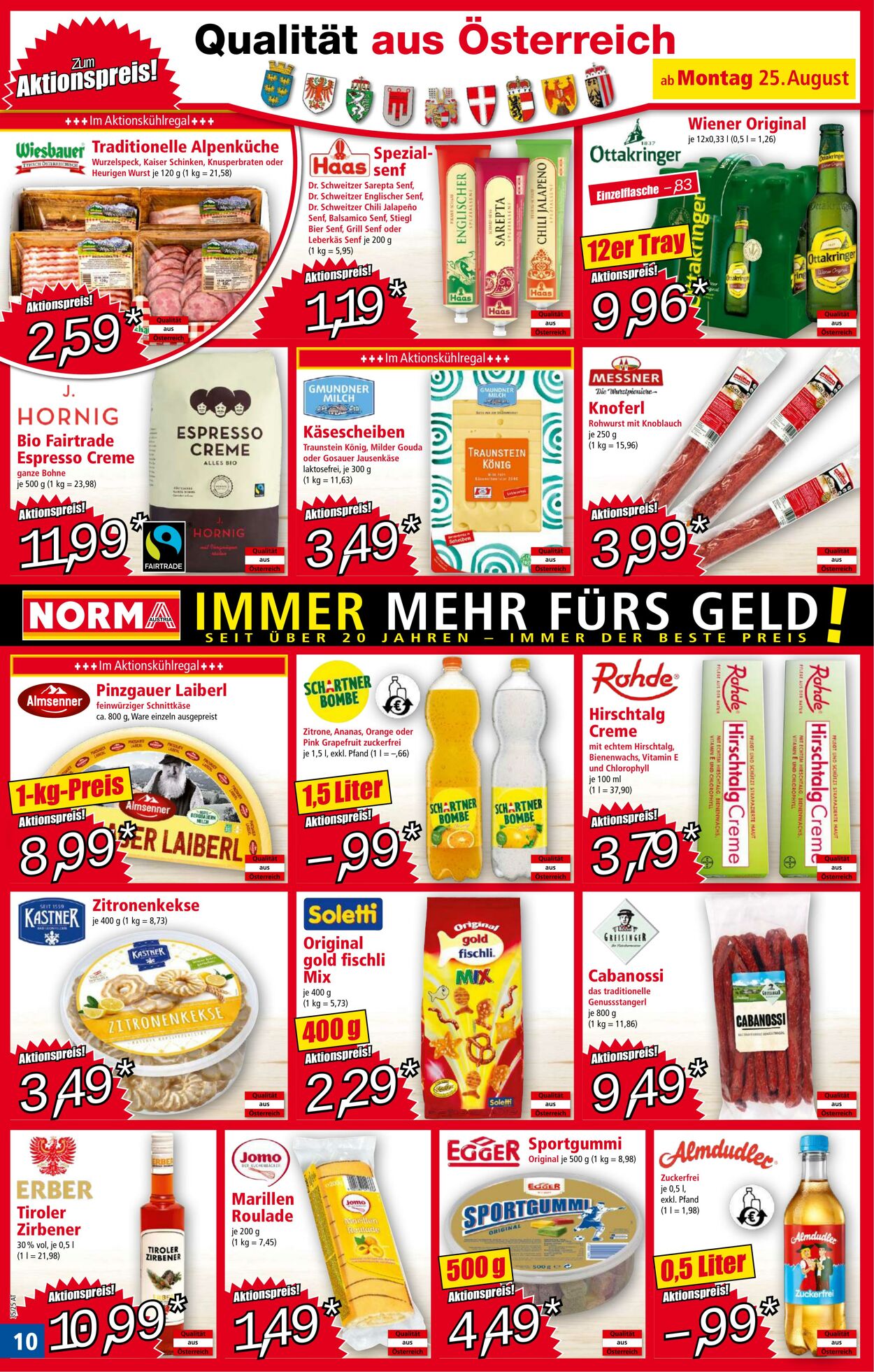 Prospekt Norma 25.08.2025 - 31.08.2025