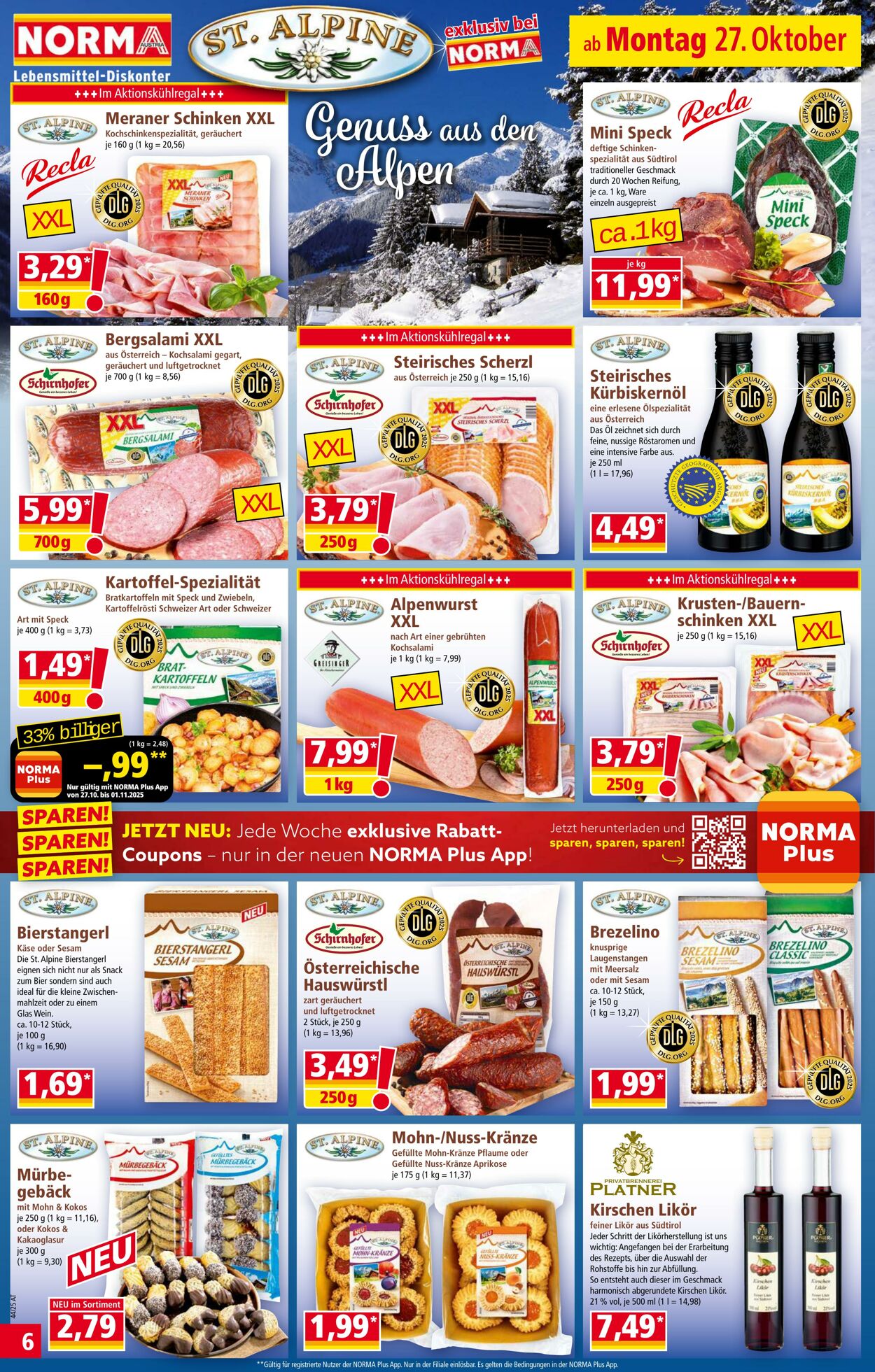 Prospekt Norma 27.10.2025 - 02.11.2025