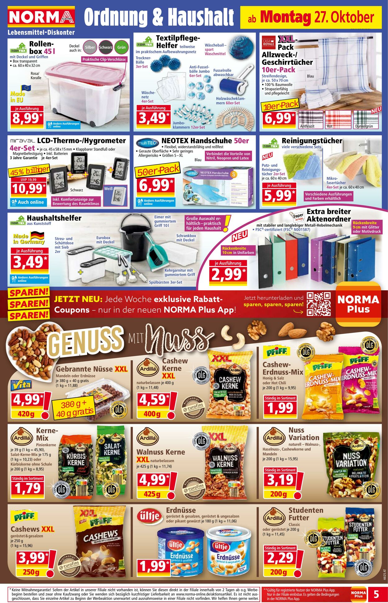 Prospekt Norma 27.10.2025 - 02.11.2025