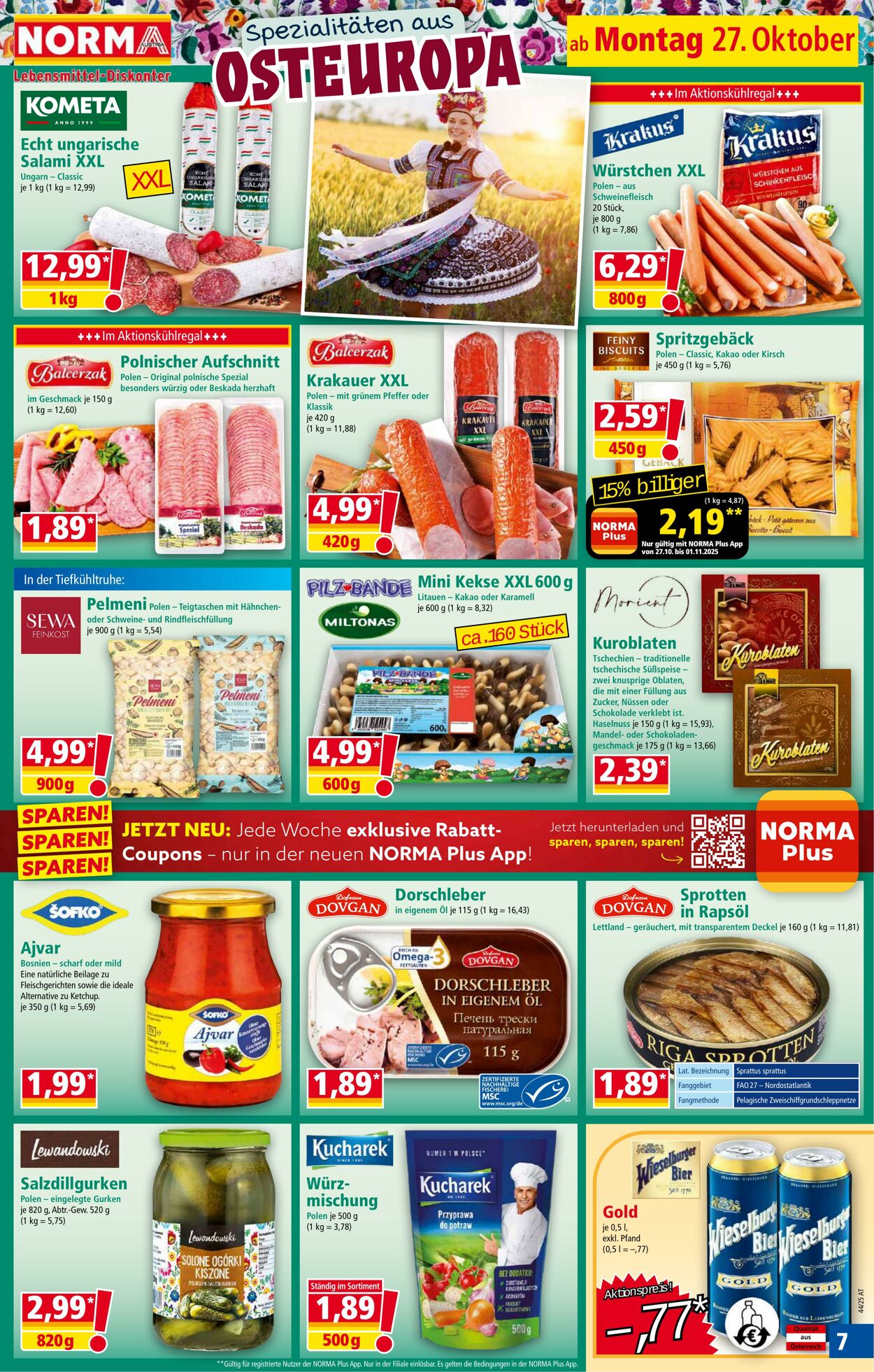 Prospekt Norma 27.10.2025 - 02.11.2025